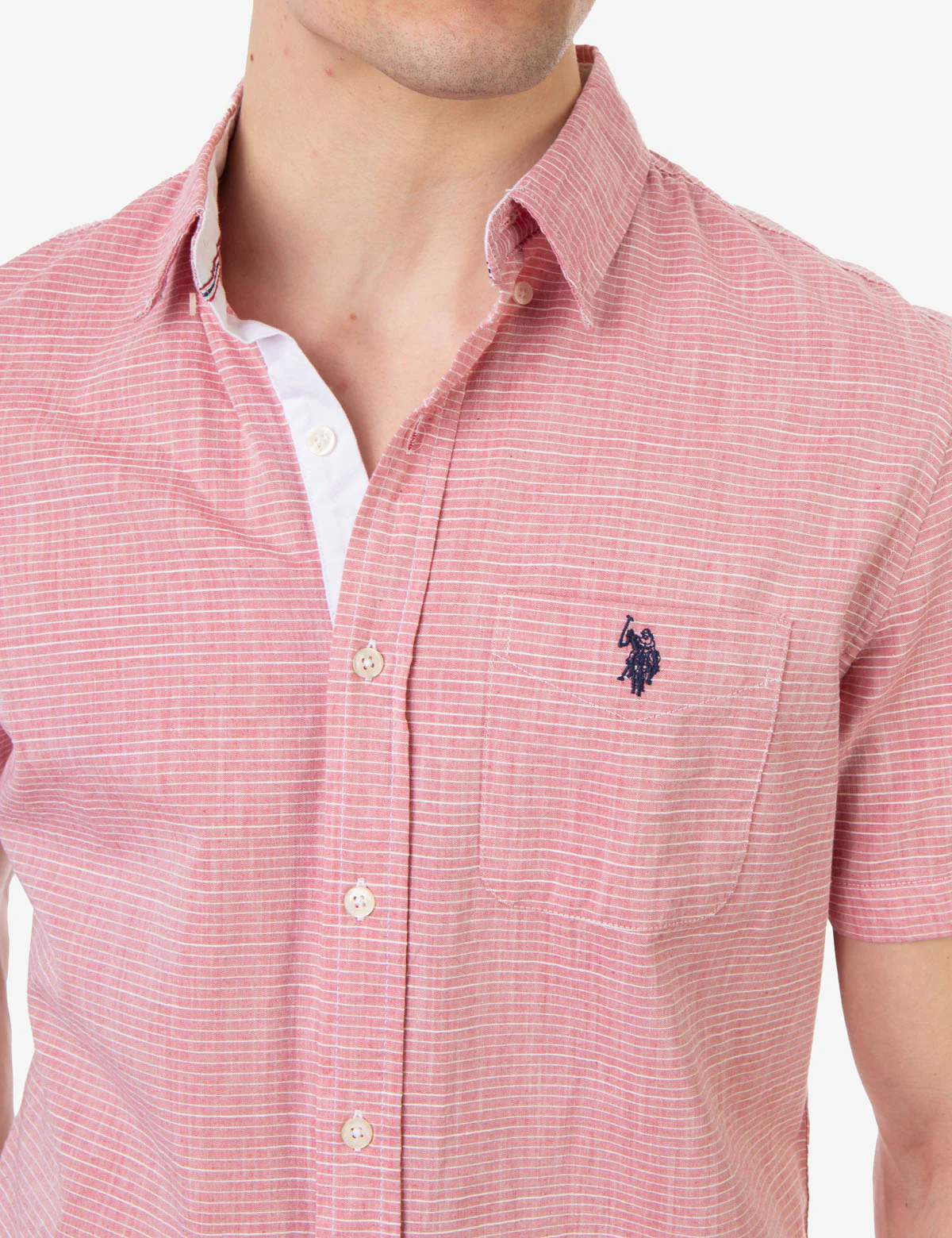 STRIPE SLUB SHORT SLEEVE SHIRT - Image 5