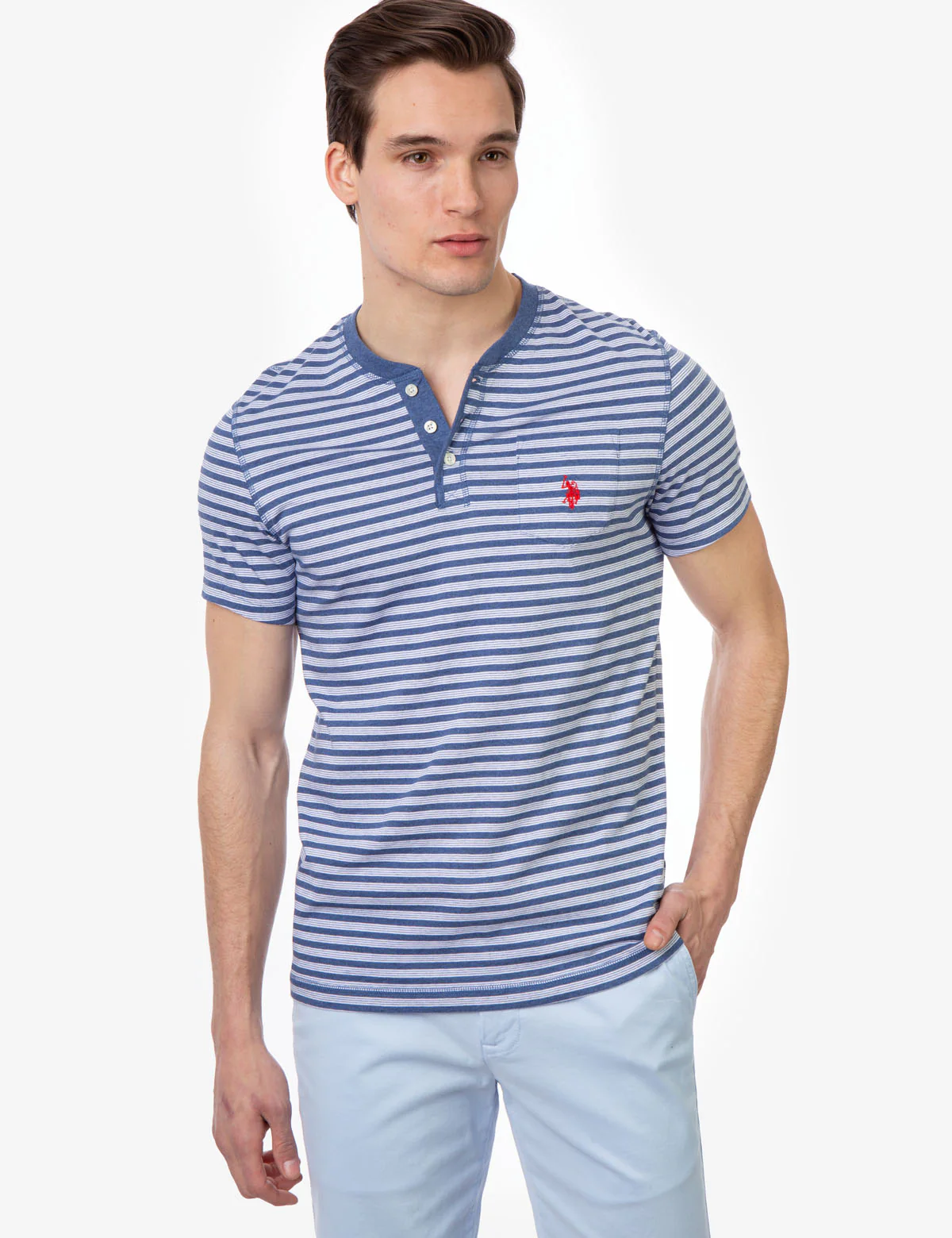 SLUB JERSEY POCKET HENLEY - Image 10