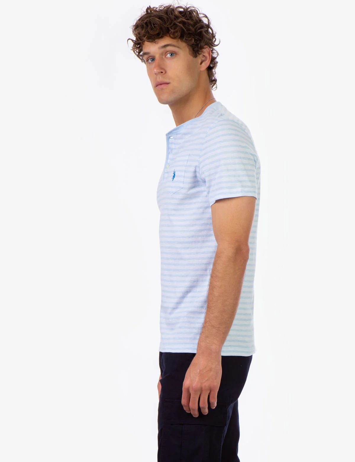 SLUB JERSEY POCKET HENLEY - Image 8