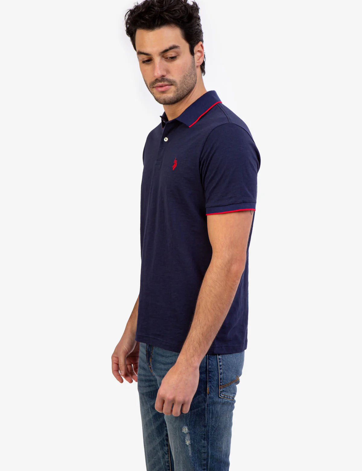 SLUB JERSEY POLO SHIRT - Image 8