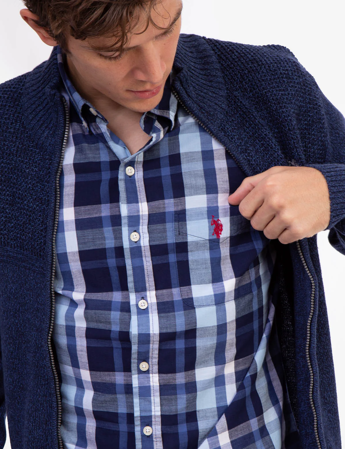 SLUB PLAID SHORT SLEEVE SHIRT - Image 2