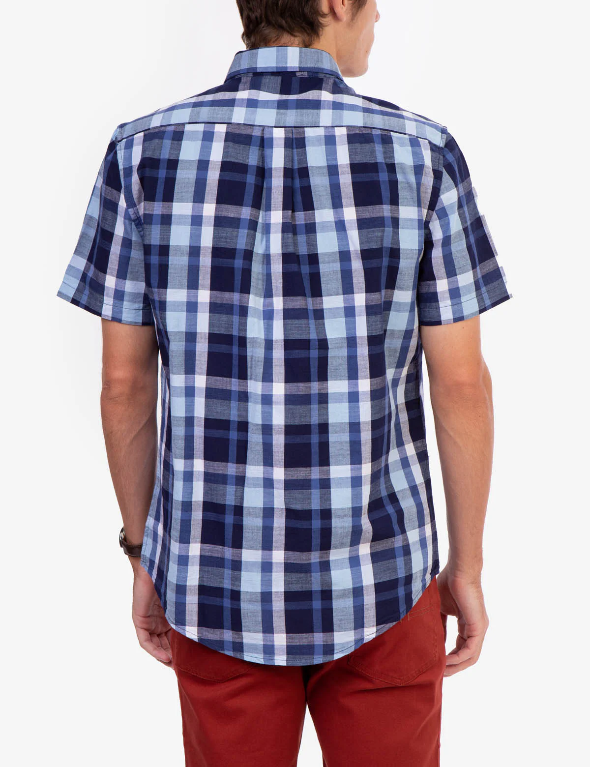 SLUB PLAID SHORT SLEEVE SHIRT - Image 5