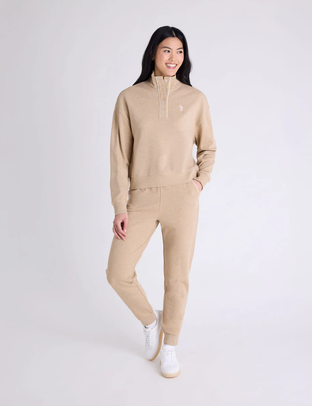 SNAP PLACKET PIPED FRENCH TERRY POPOVER - Image 3