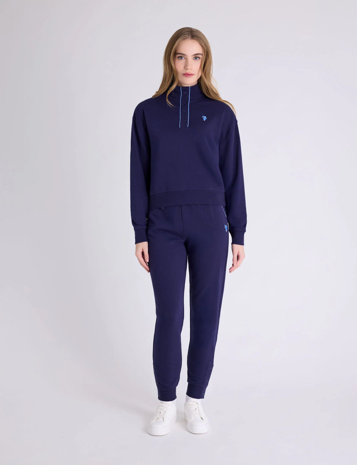 SNAP PLACKET PIPED FRENCH TERRY POPOVER - Image 9