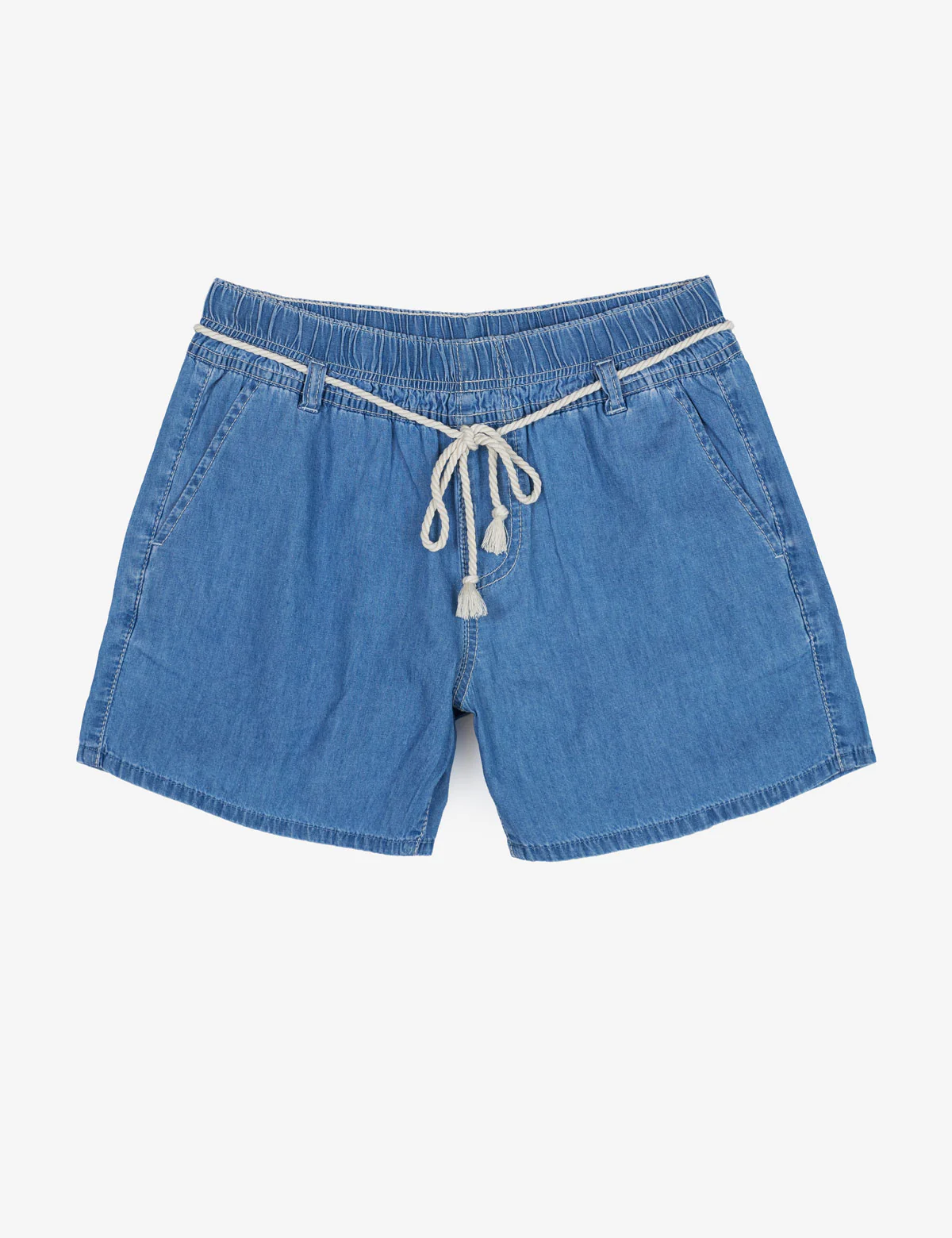 SOFT DENIM SHORTS