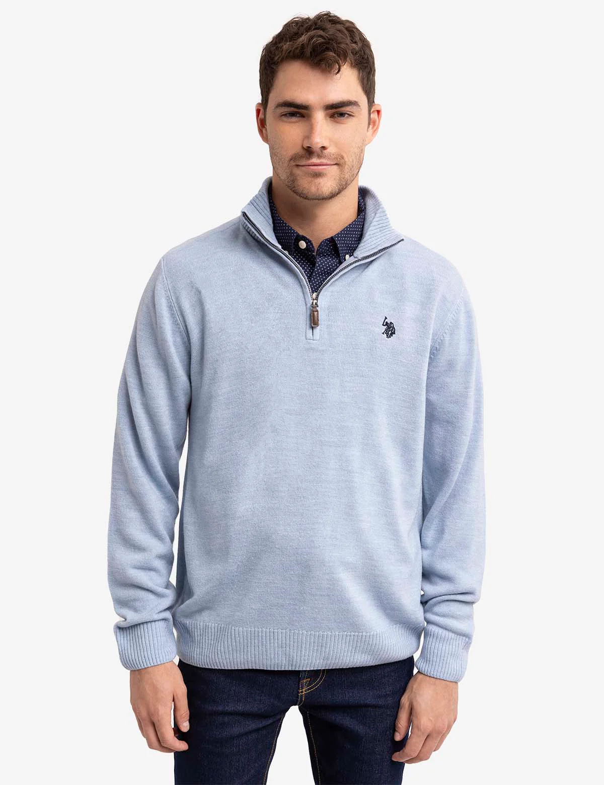 SOFT SOLID 1/4 ZIP SWEATER - Image 11