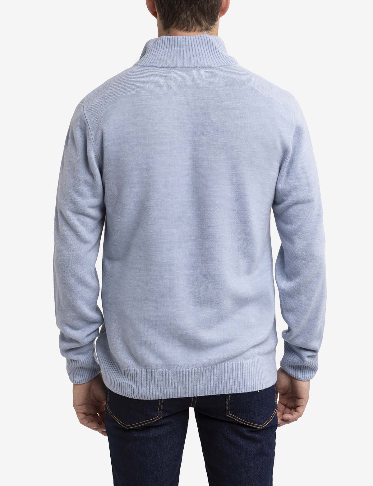 SOFT SOLID 1/4 ZIP SWEATER - Image 12