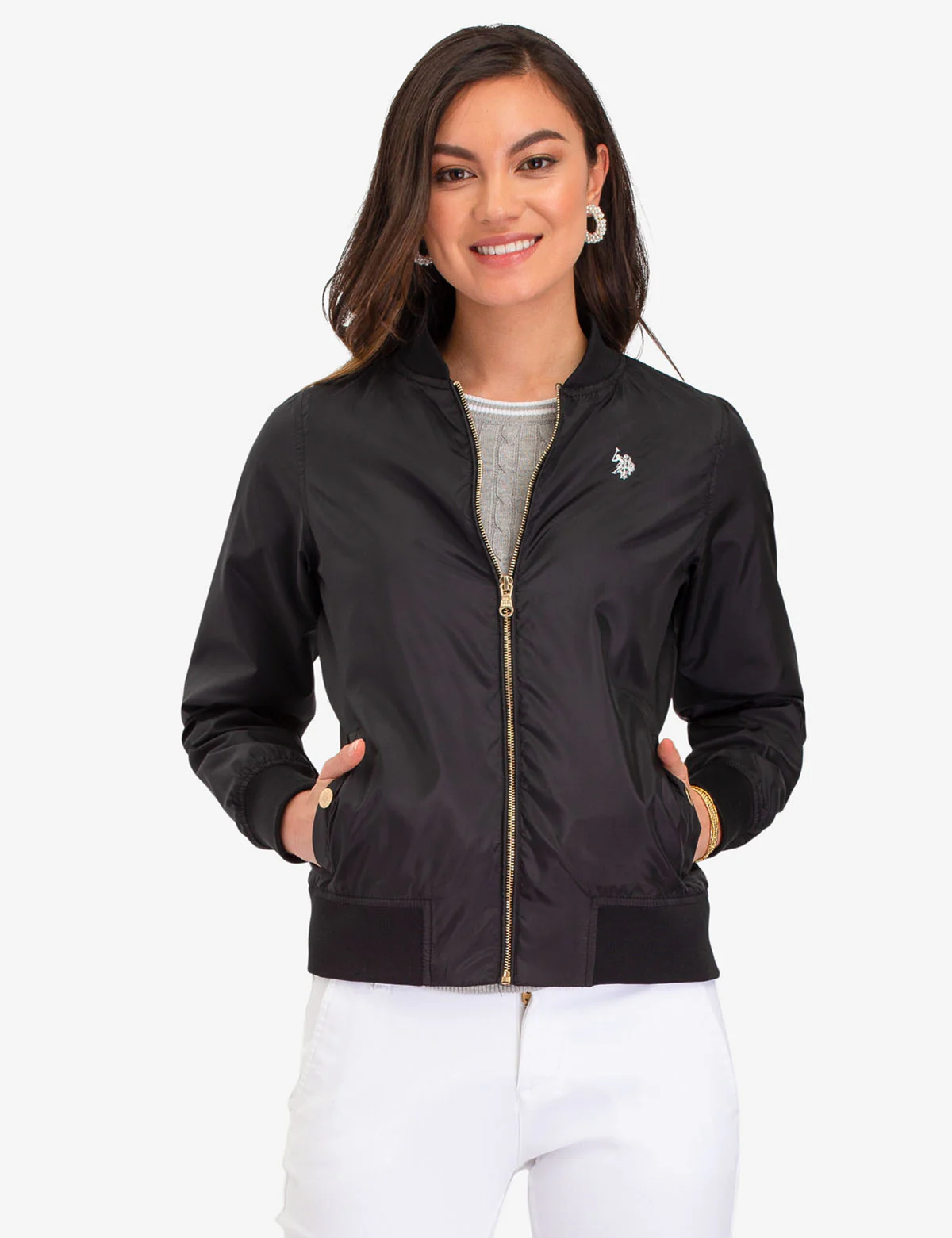 SOLID BOMBER JACKET - Image 19