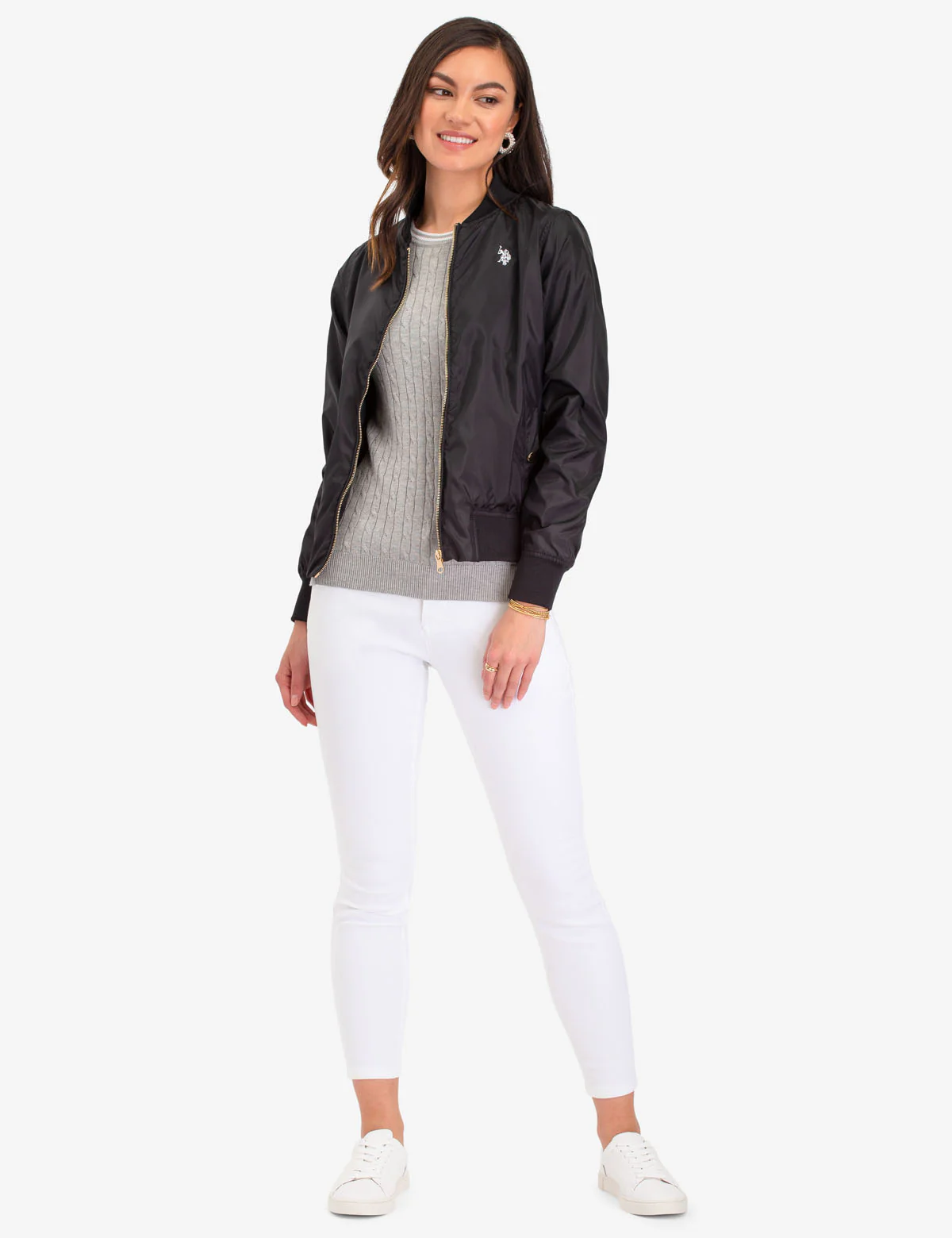 SOLID BOMBER JACKET - Image 20