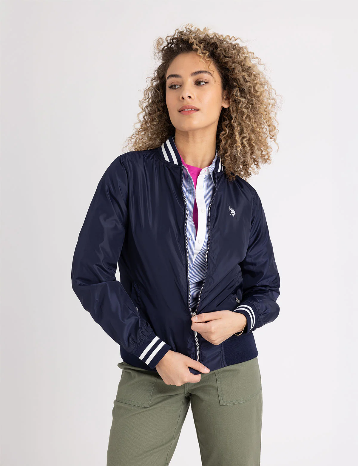 SOLID BOMBER JACKET - Image 4