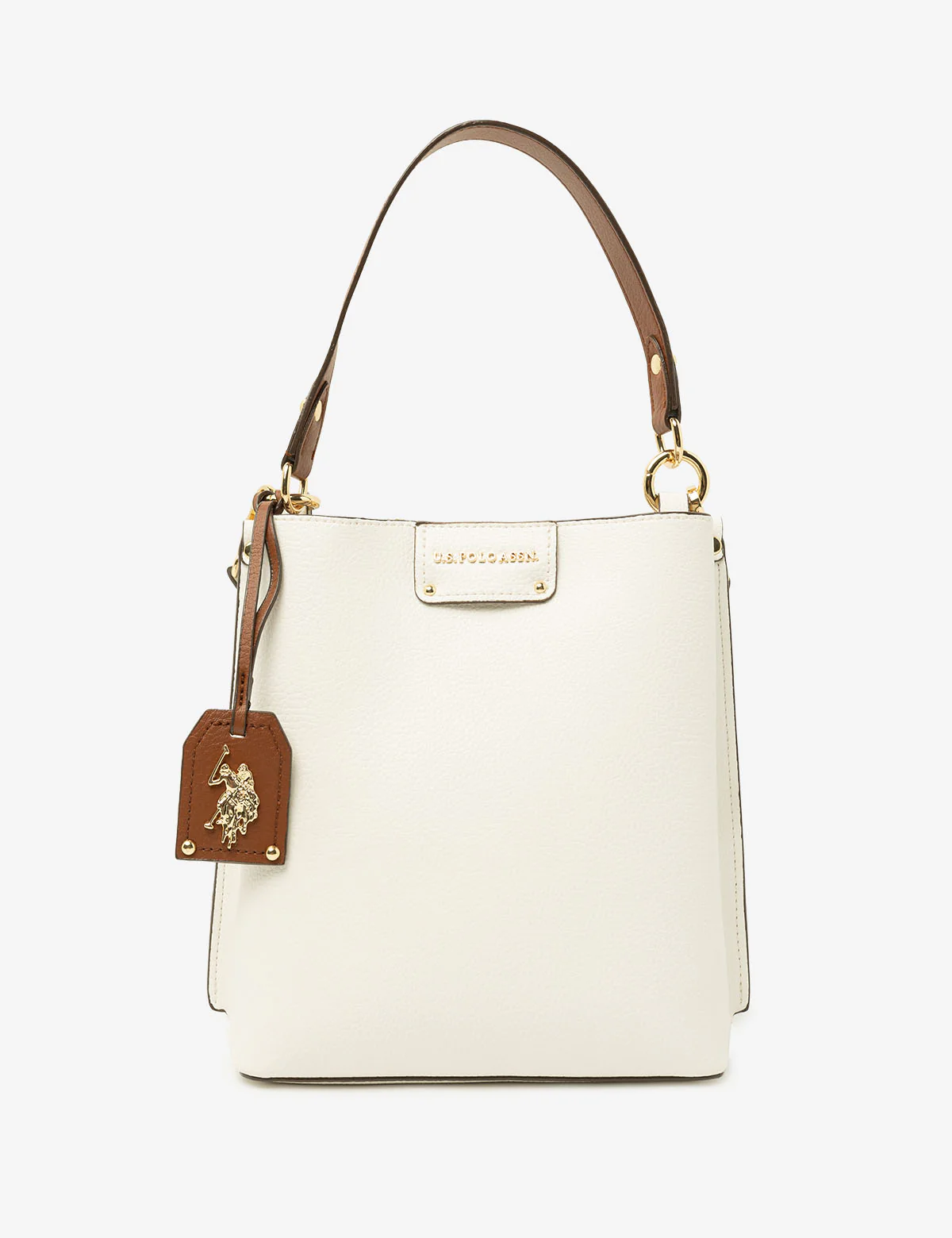 SOLID BUCKET BAG WITH CROSSBODY STRAP - Image 3