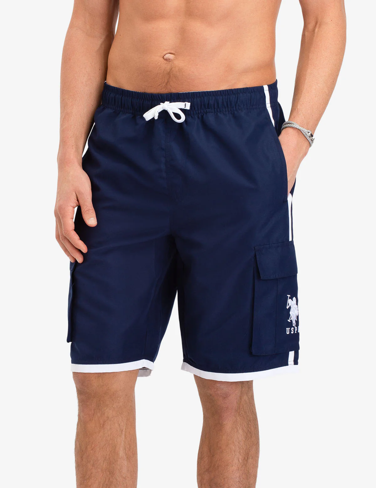 SOLID CARGO SWIM TRUNKS
