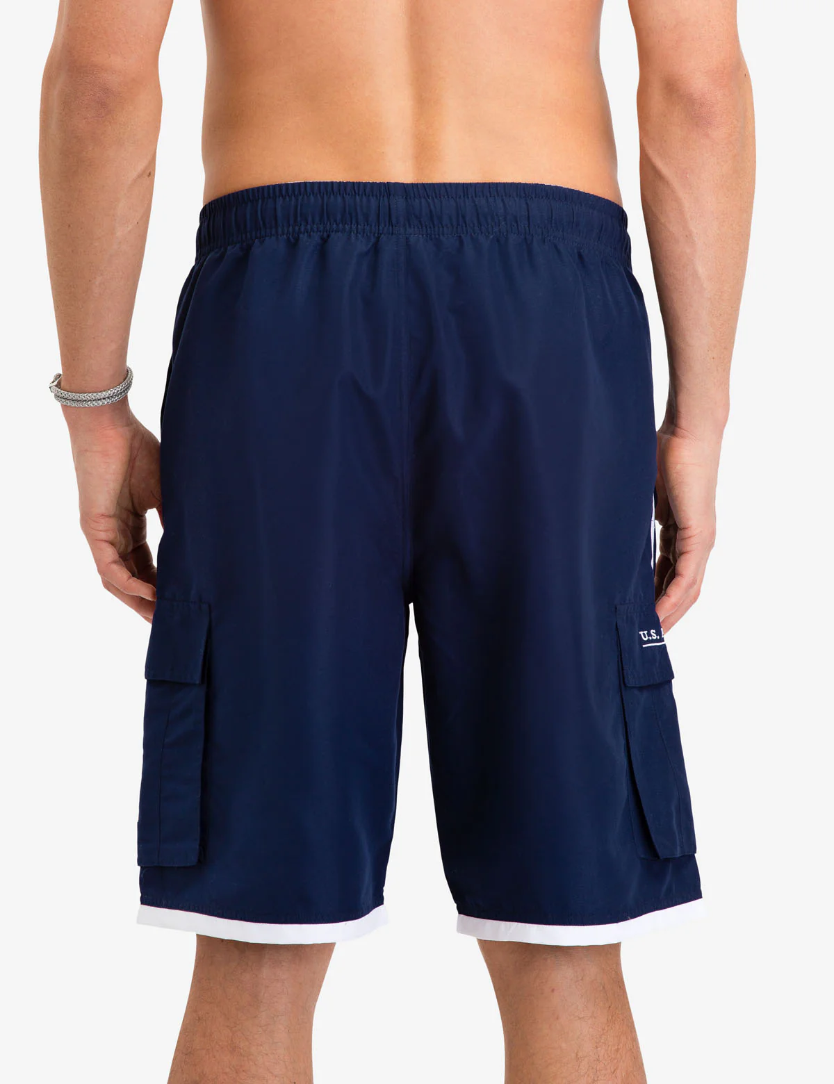 SOLID CARGO SWIM TRUNKS - Image 4
