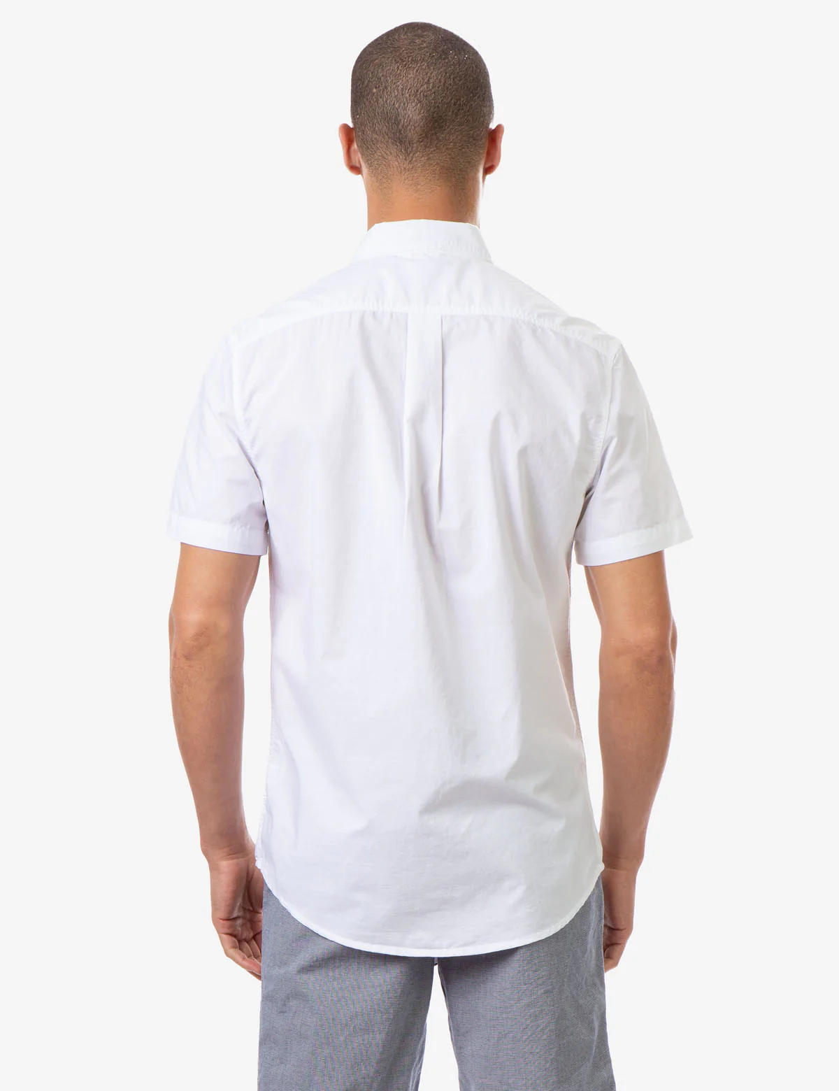 SOLID CLASSIC FIT SLUB SHORT SLEEVE SHIRT - Image 3