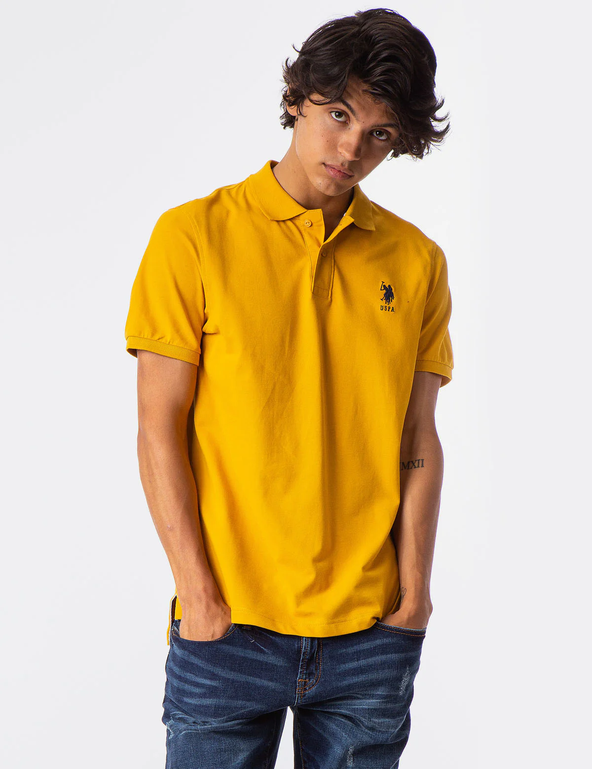 SOLID CONTRAST LOGO POLO SHIRT - Image 16