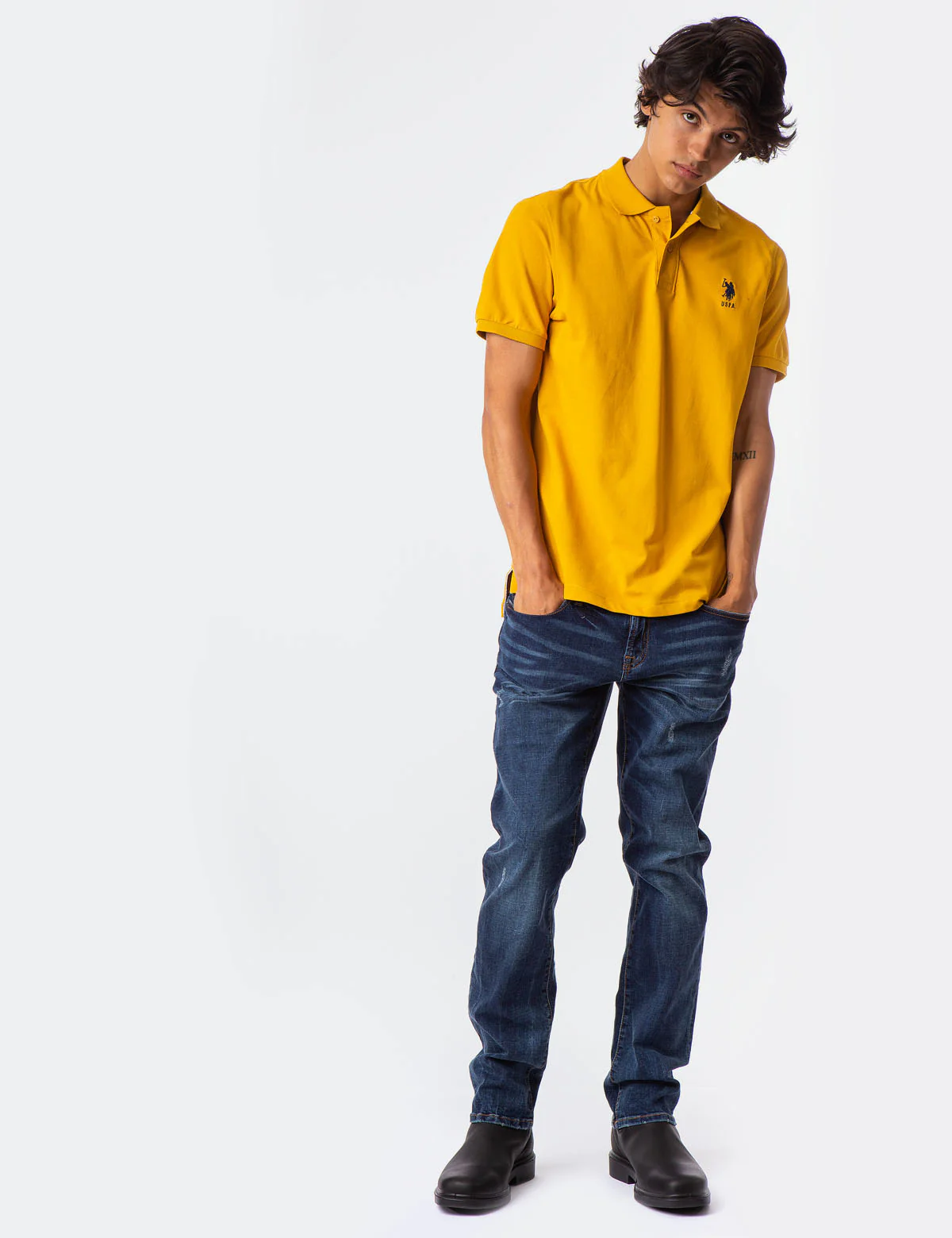 SOLID CONTRAST LOGO POLO SHIRT - Image 17