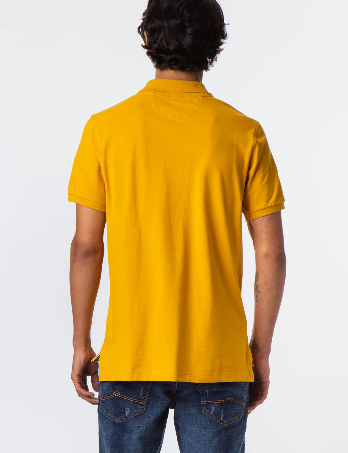 SOLID CONTRAST LOGO POLO SHIRT - Image 19
