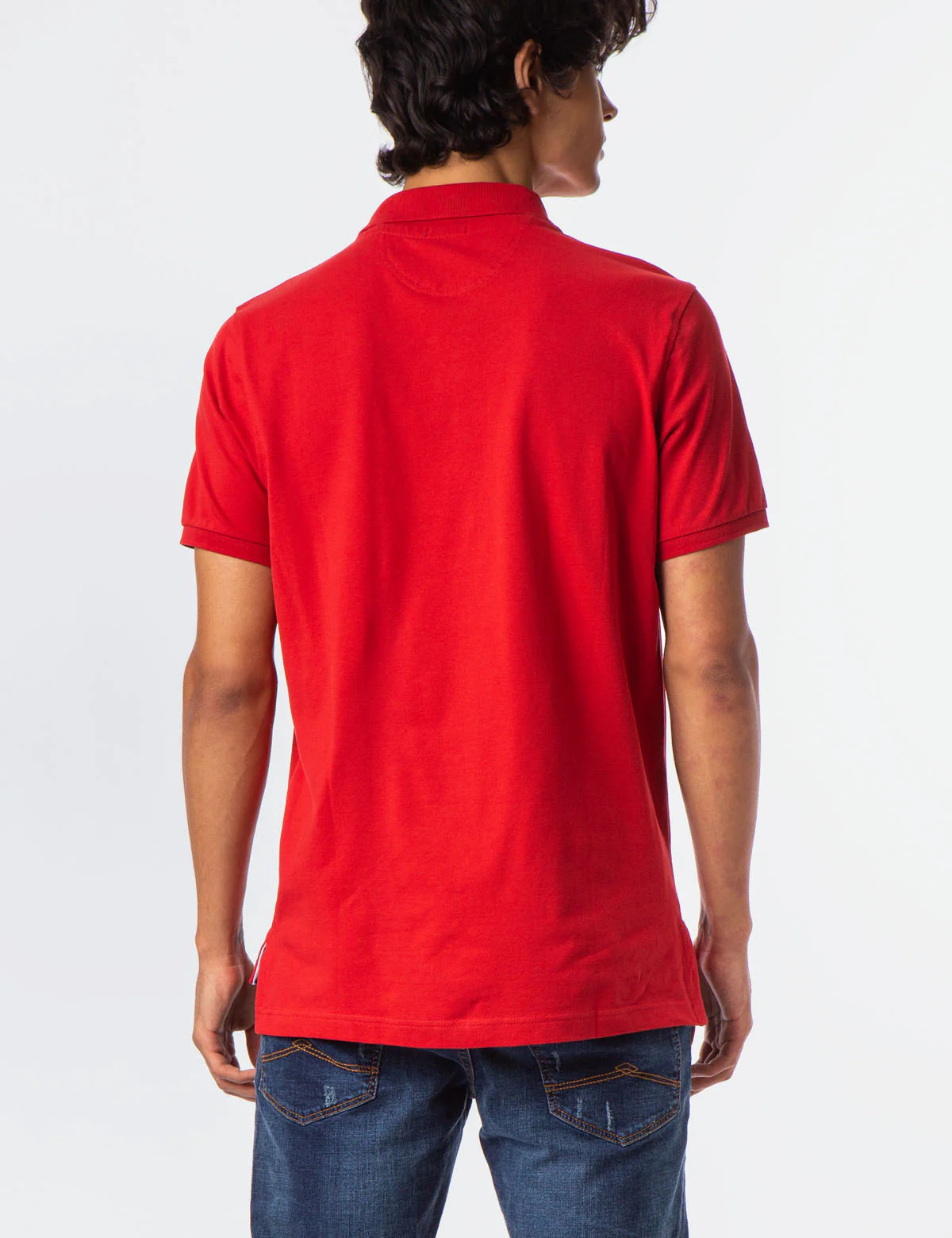 SOLID CONTRAST LOGO POLO SHIRT - Image 2