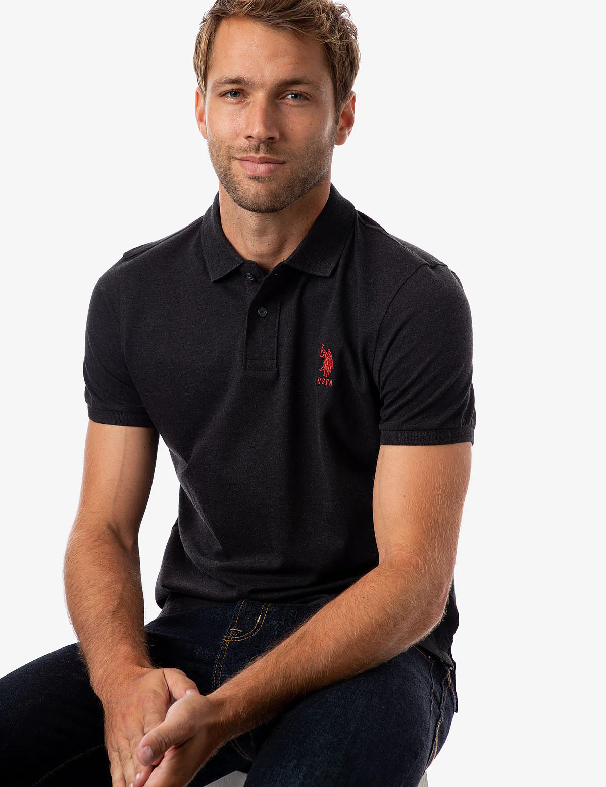 SOLID CONTRAST LOGO POLO SHIRT - Image 23