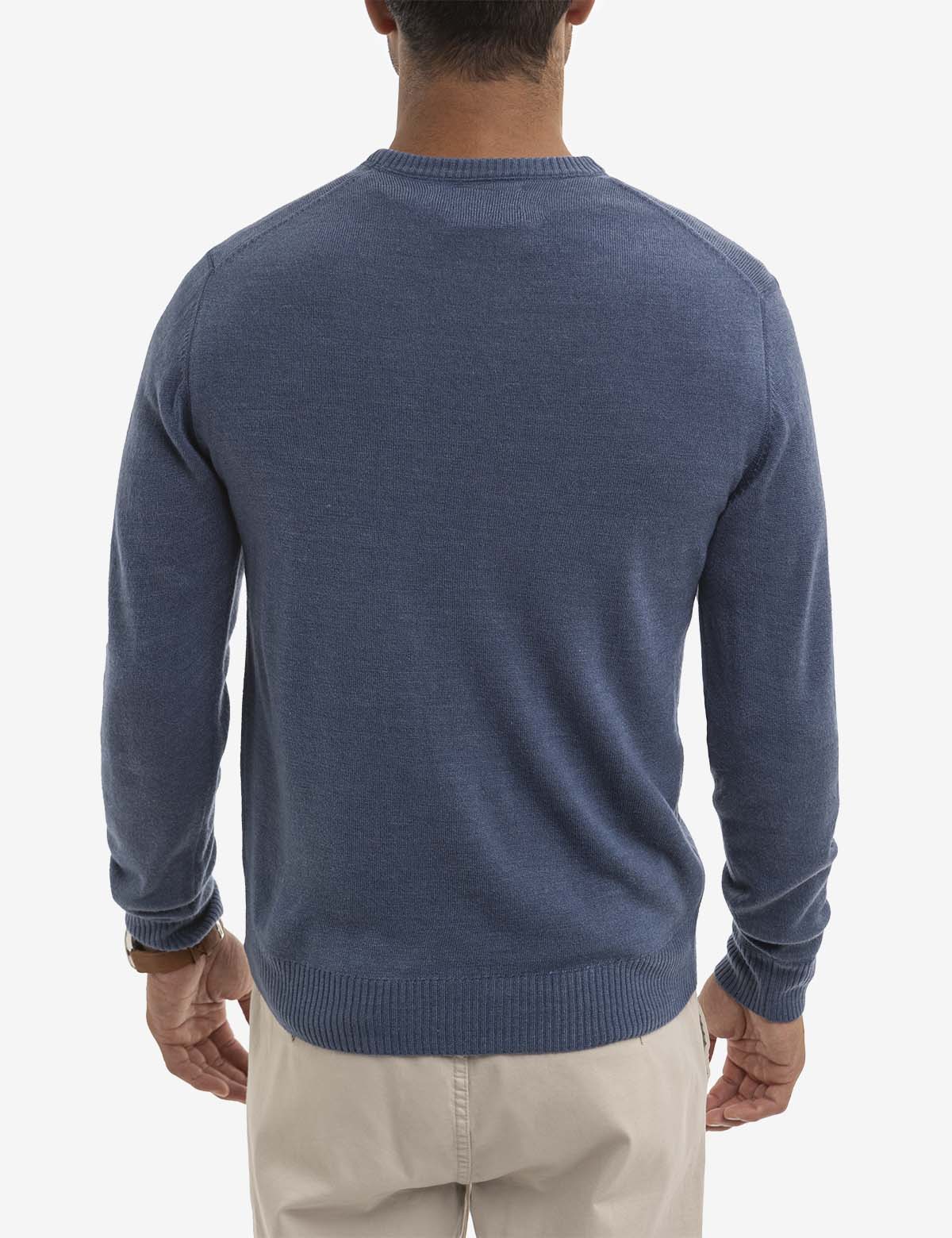 SOLID CREW NECK SWEATER - Image 12