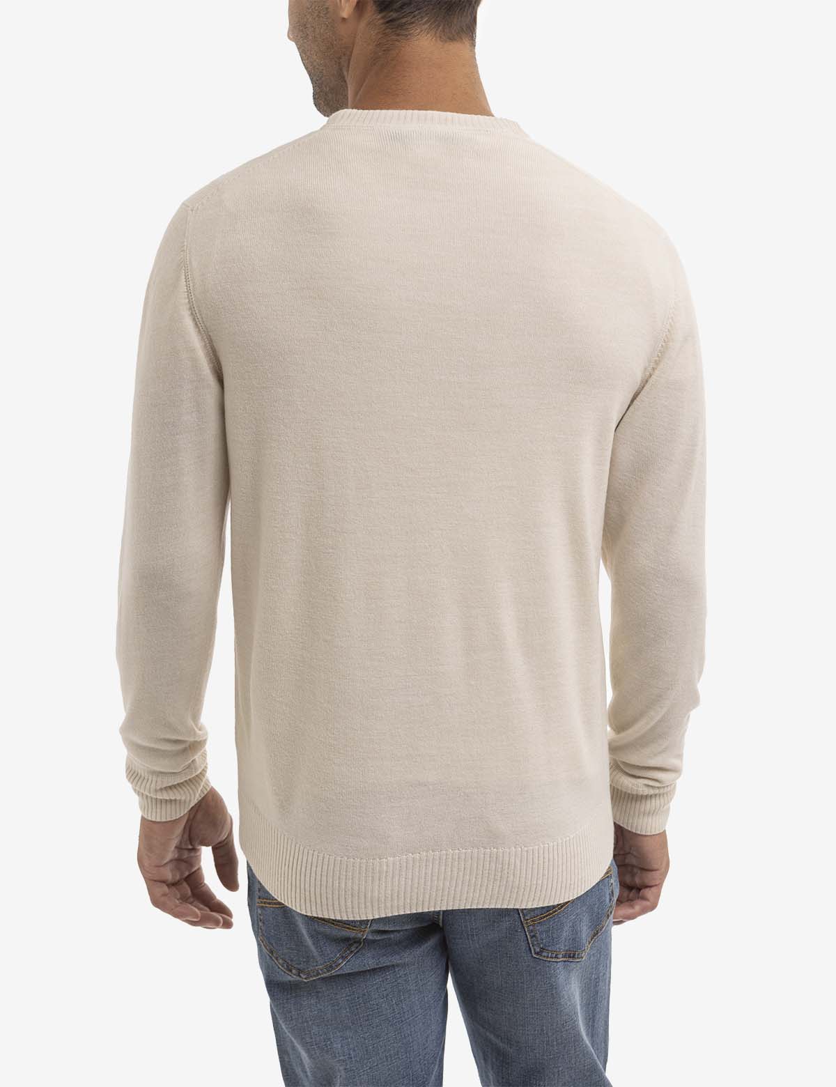 SOLID CREW NECK SWEATER - Image 4
