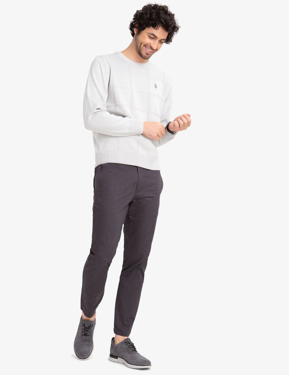 SOLID CREW NECK SWEATER - Image 3