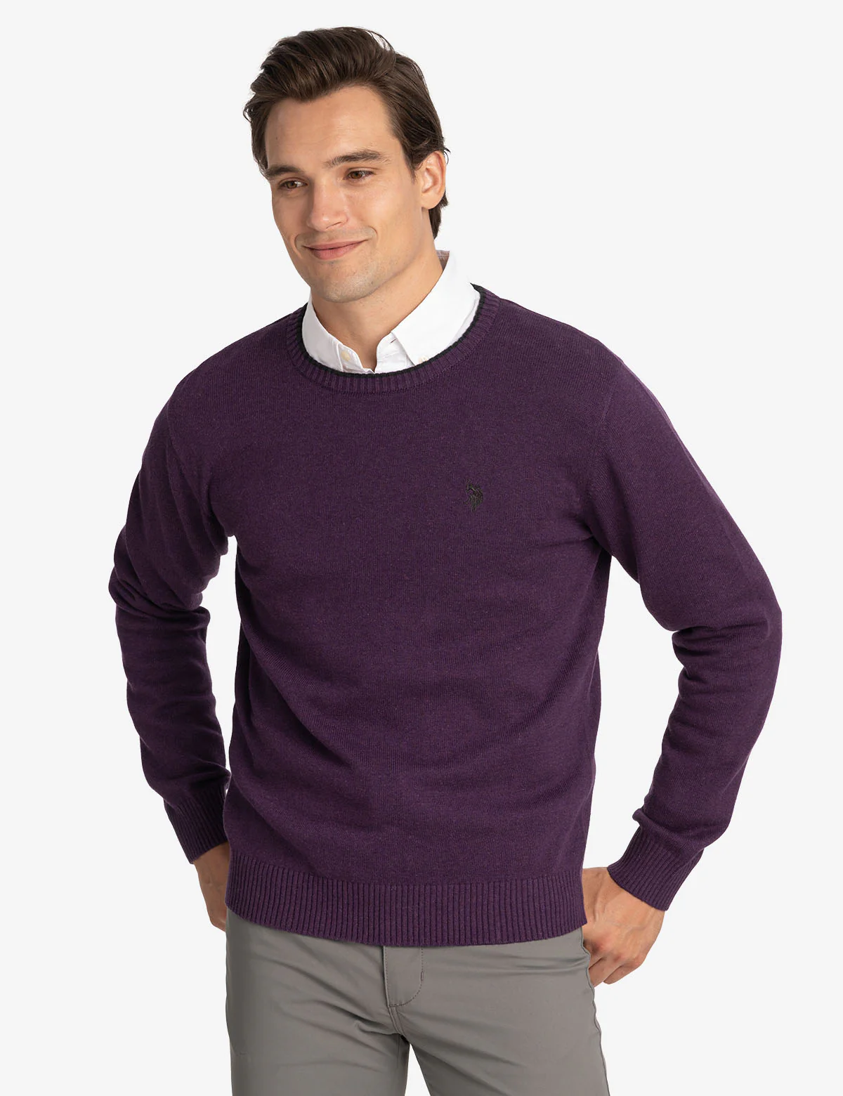 SOLID CREW NECK SWEATER - Image 5