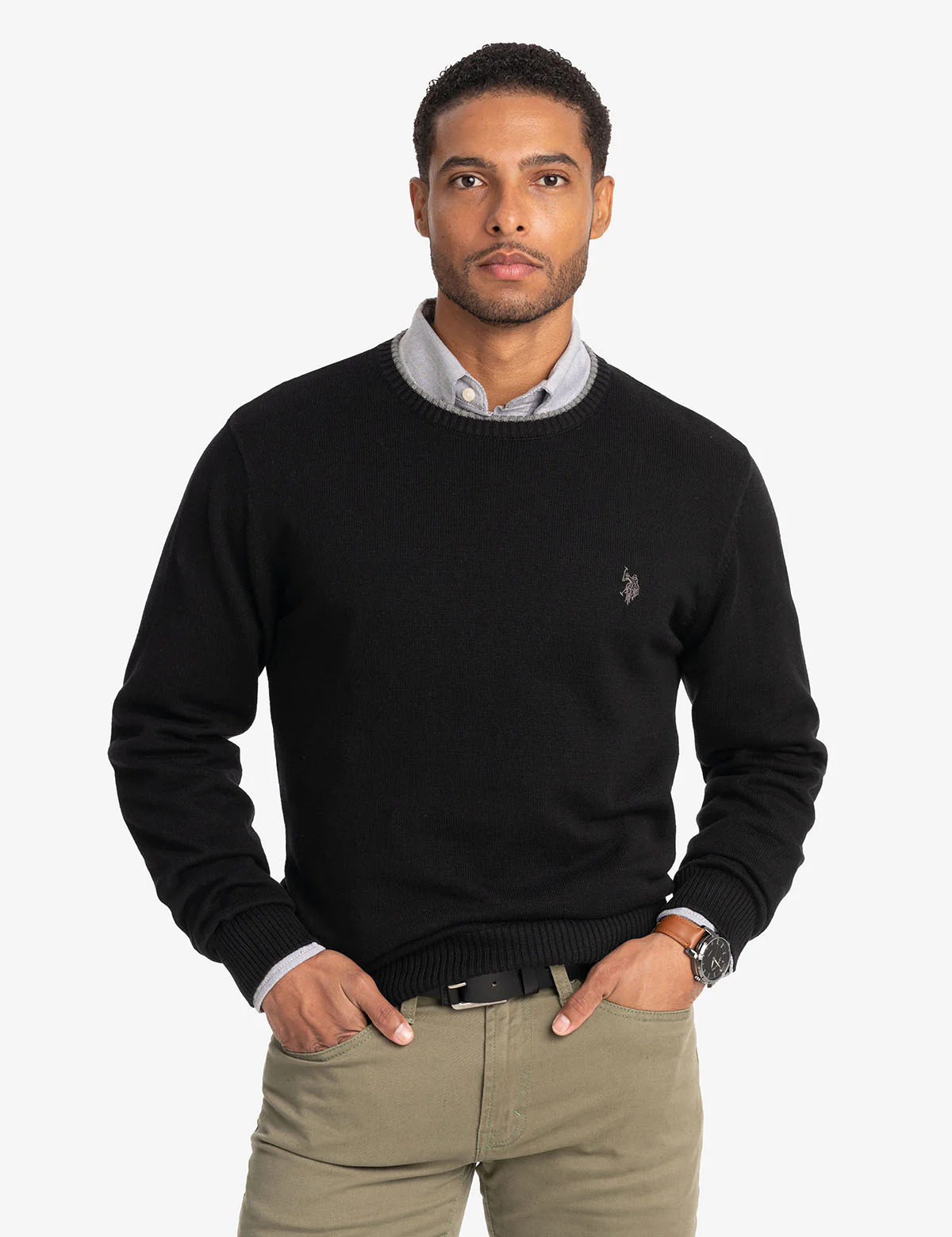SOLID CREW NECK SWEATER - Image 9