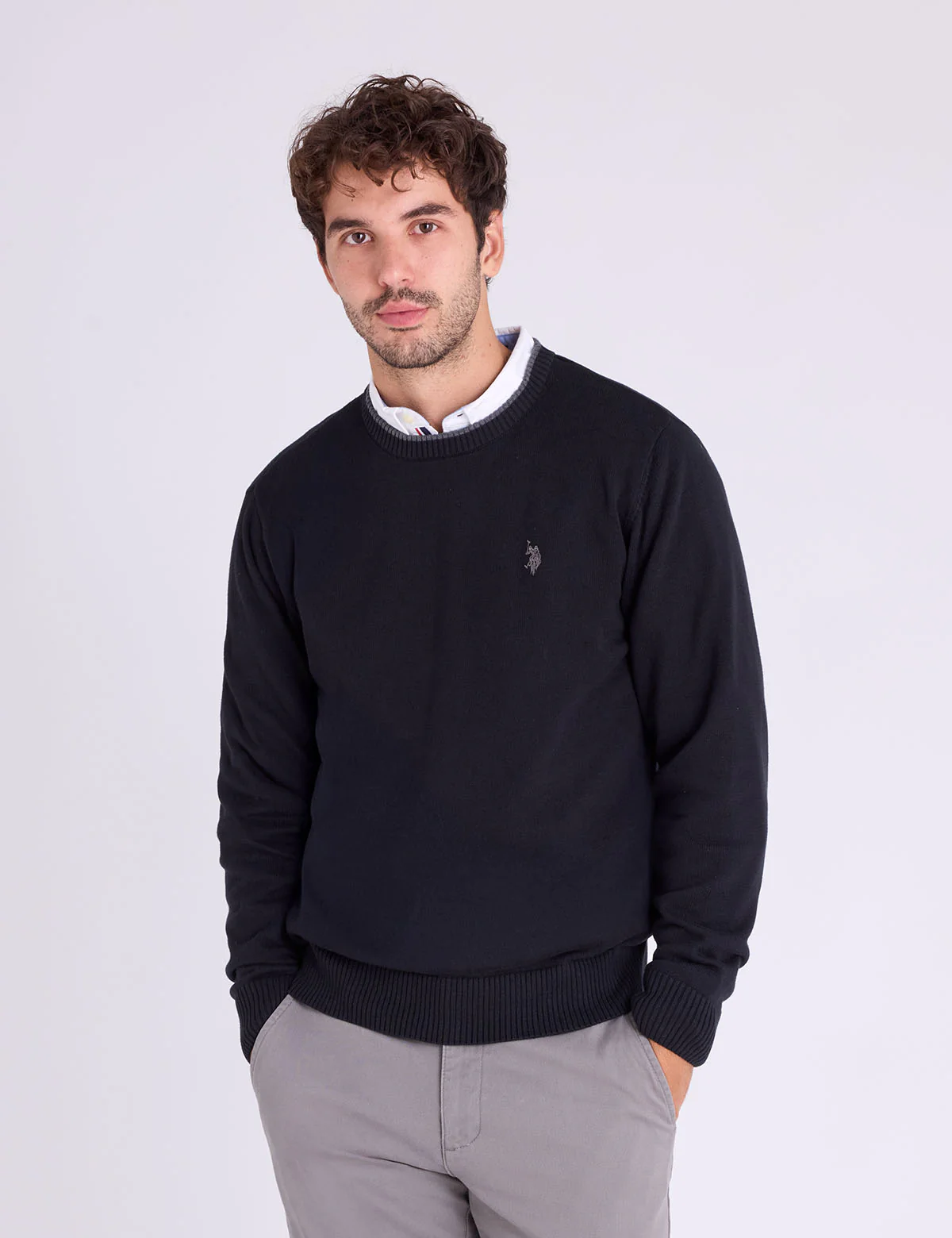 SOLID CREW NECK SWEATER - Image 20