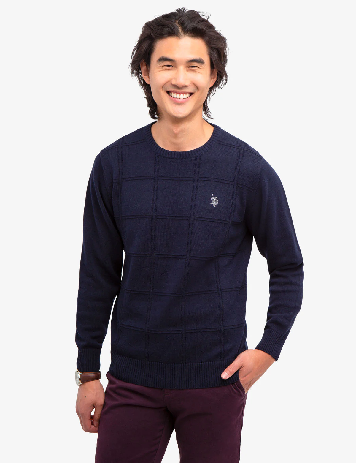 SOLID CREW NECK SWEATER - Image 5