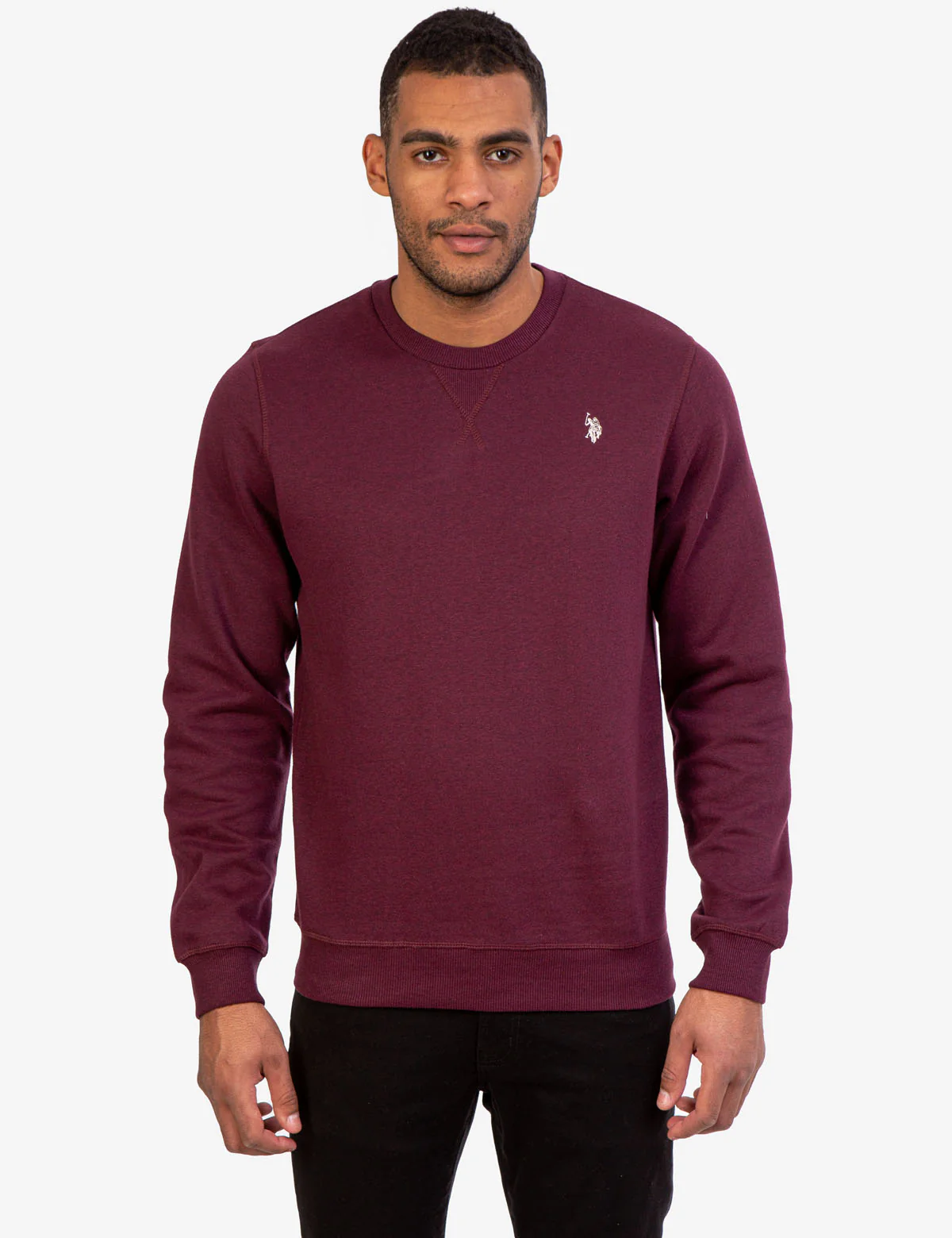 SOLID CREW NECK SWEATSHIRT