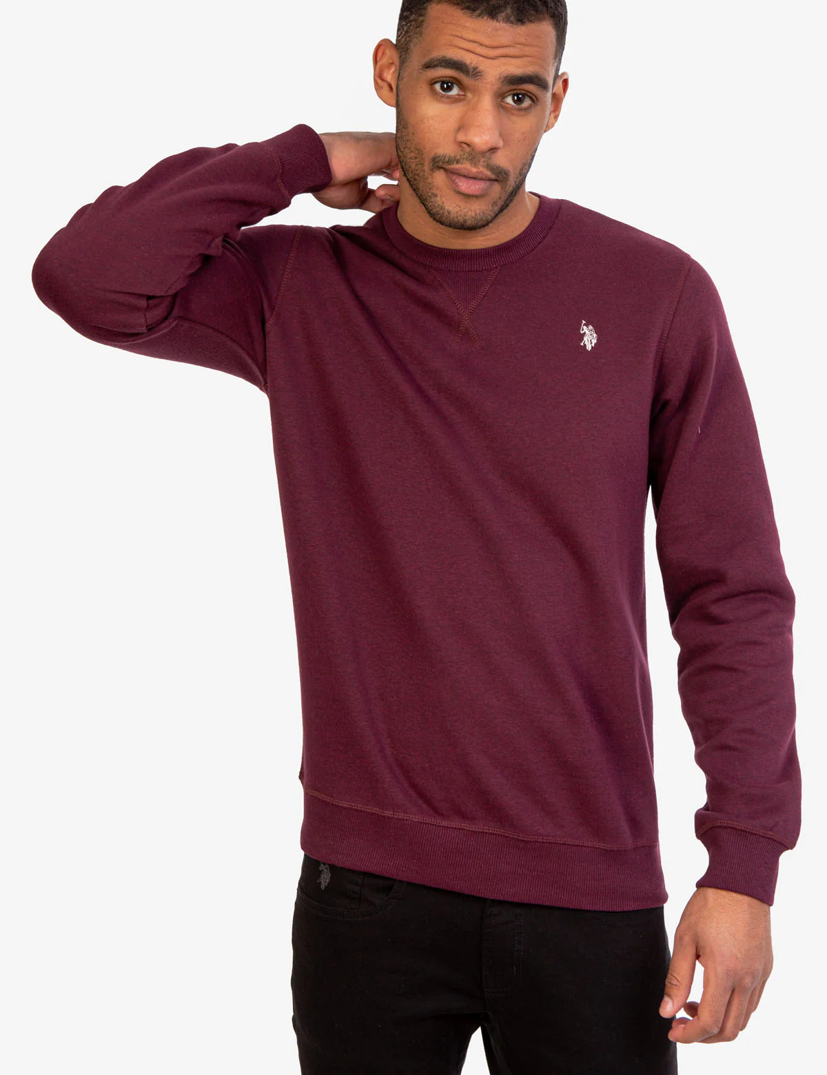 SOLID CREW NECK SWEATSHIRT - Image 6