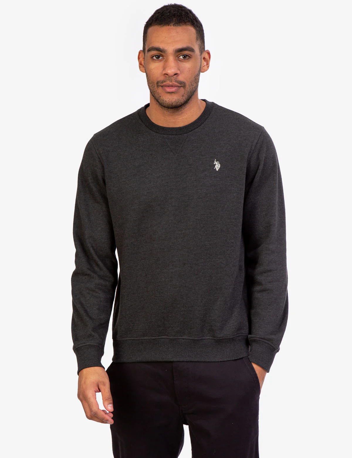 SOLID CREW NECK SWEATSHIRT - Image 7
