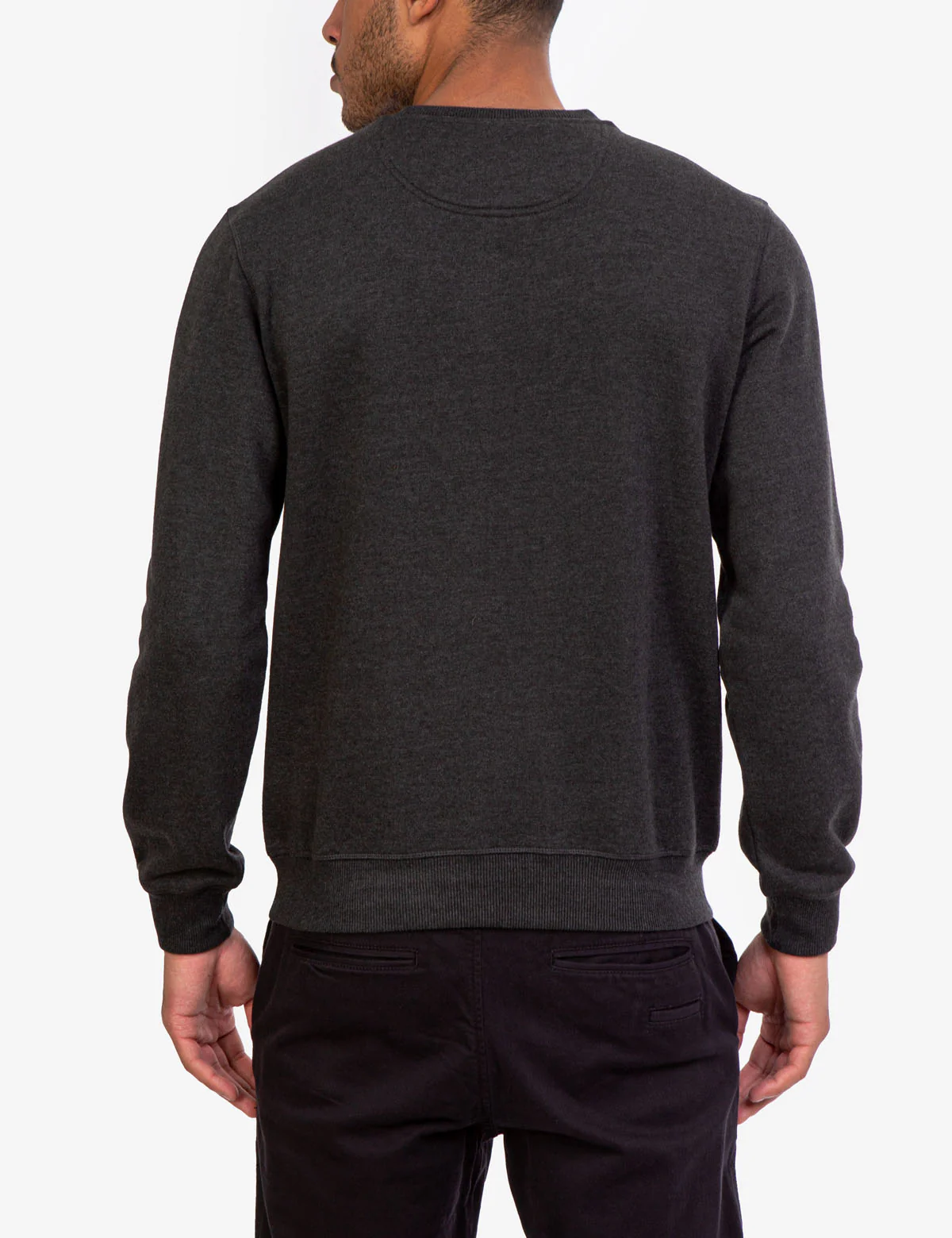 SOLID CREW NECK SWEATSHIRT - Image 9