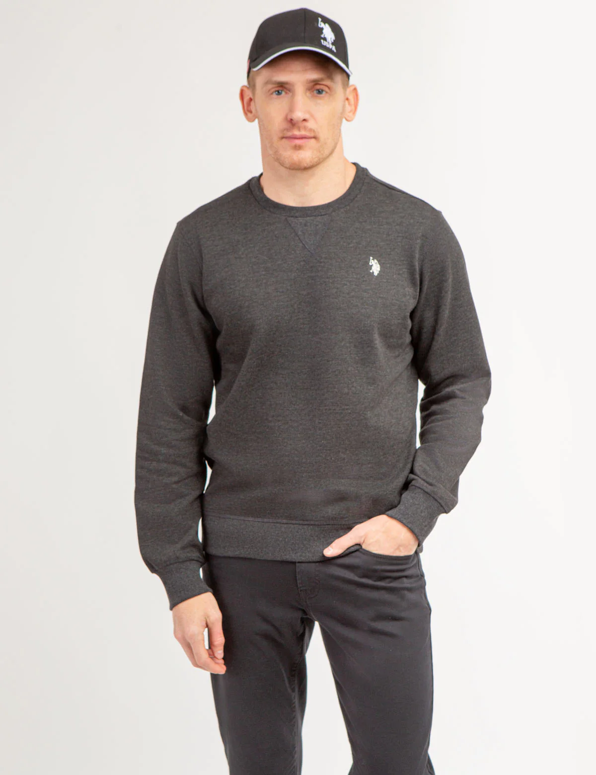 SOLID CREW NECK SWEATSHIRT