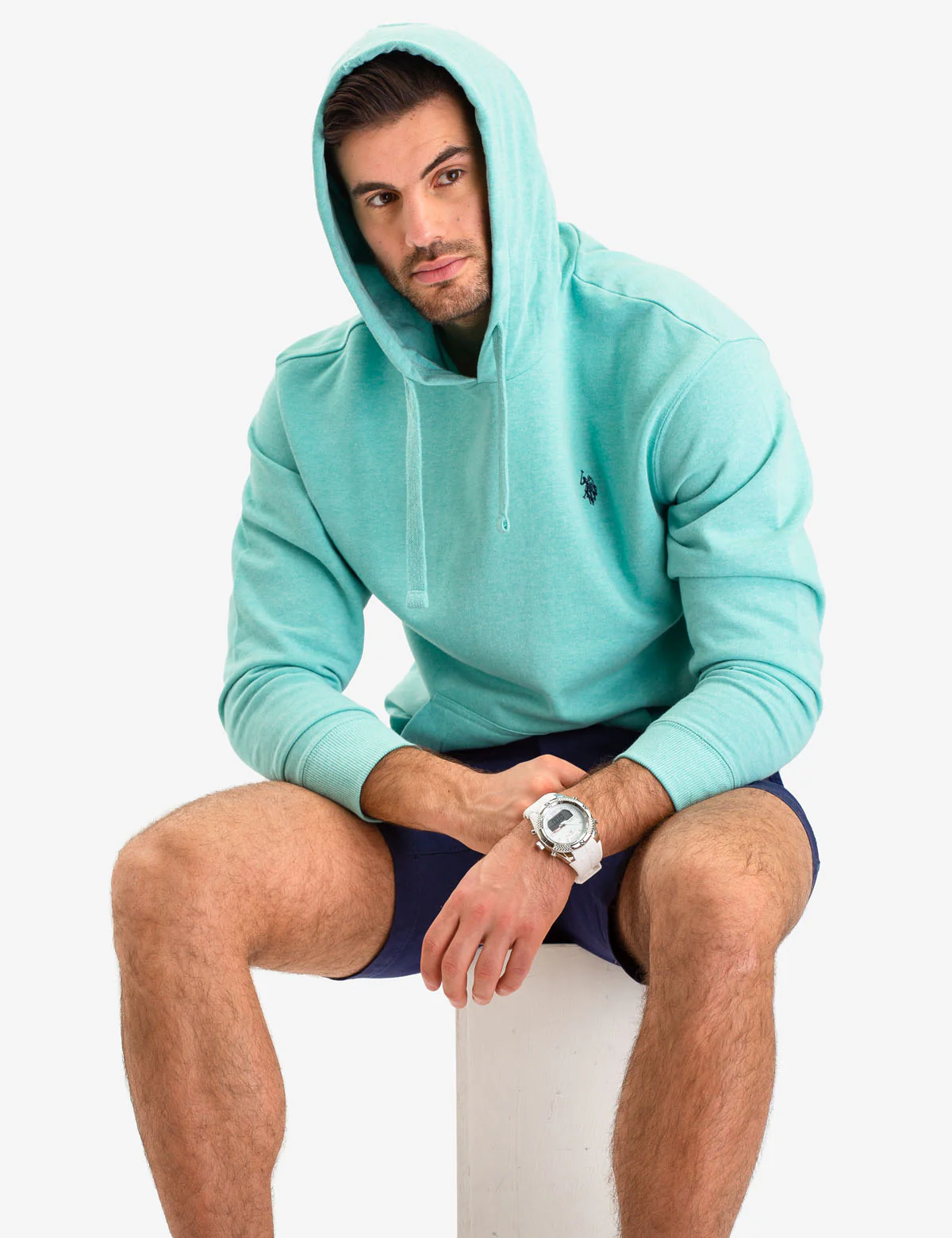 SOLID FRENCH TERRY HOODIE - Image 17