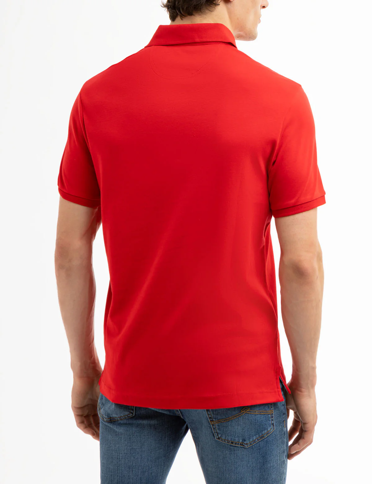 SOLID INTERLOCK GINGHAM TRIM POLO SHIRT - Image 14