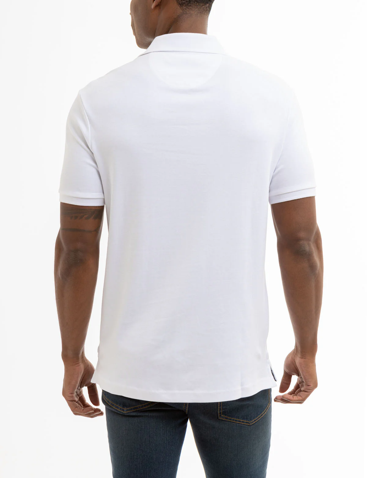 SOLID INTERLOCK GINGHAM TRIM POLO SHIRT - Image 7