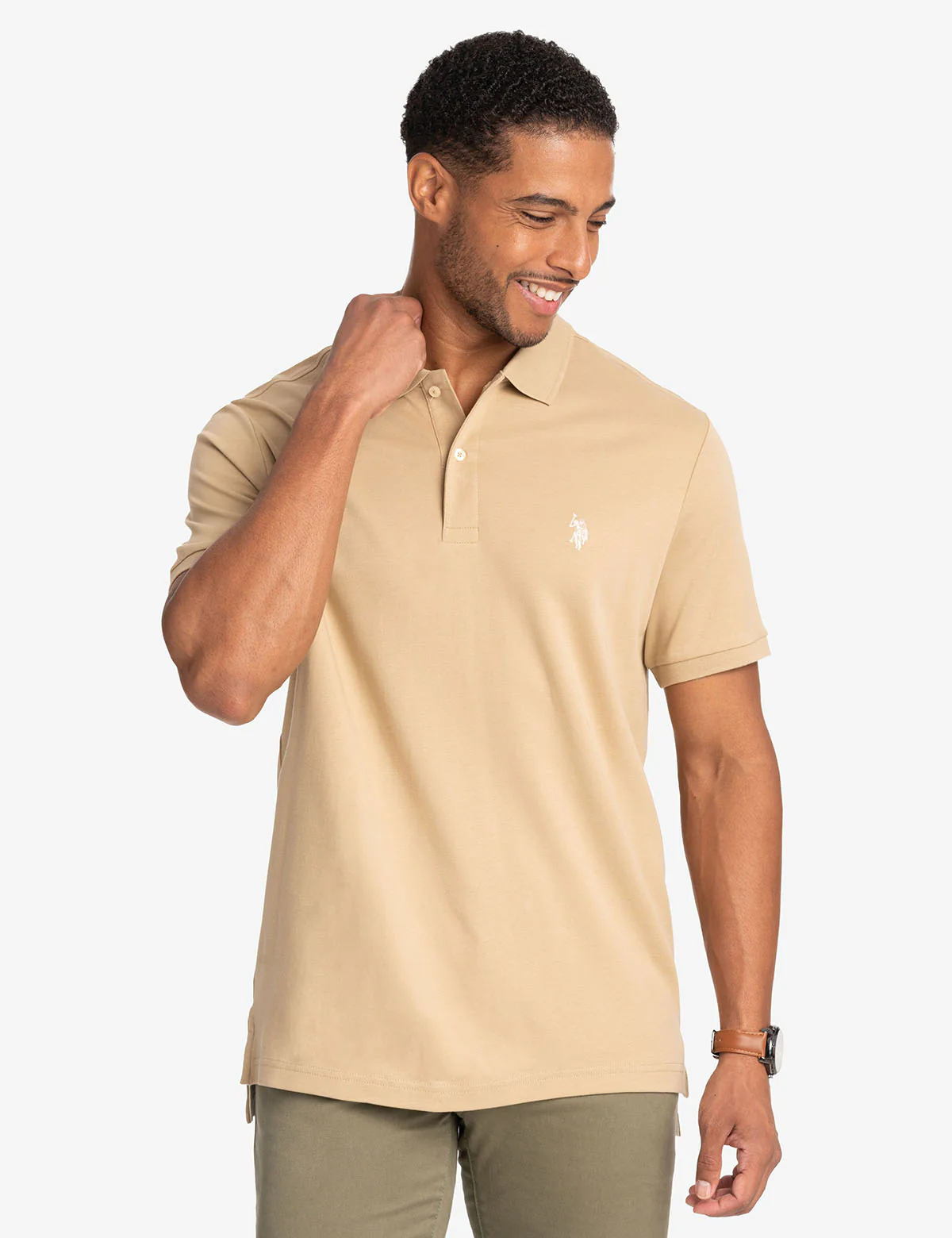SOLID INTERLOCK POLO SHIRT - Image 13