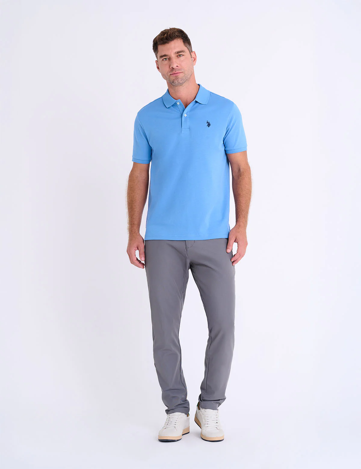 SOLID INTERLOCK POLO SHIRT - Image 11