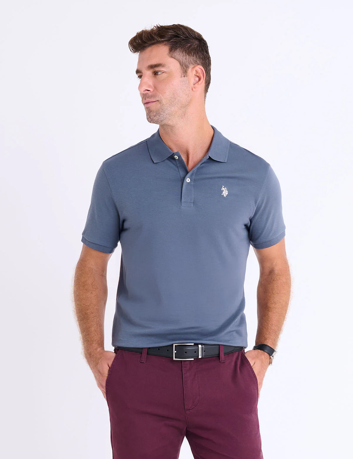 SOLID INTERLOCK POLO SHIRT - Image 6
