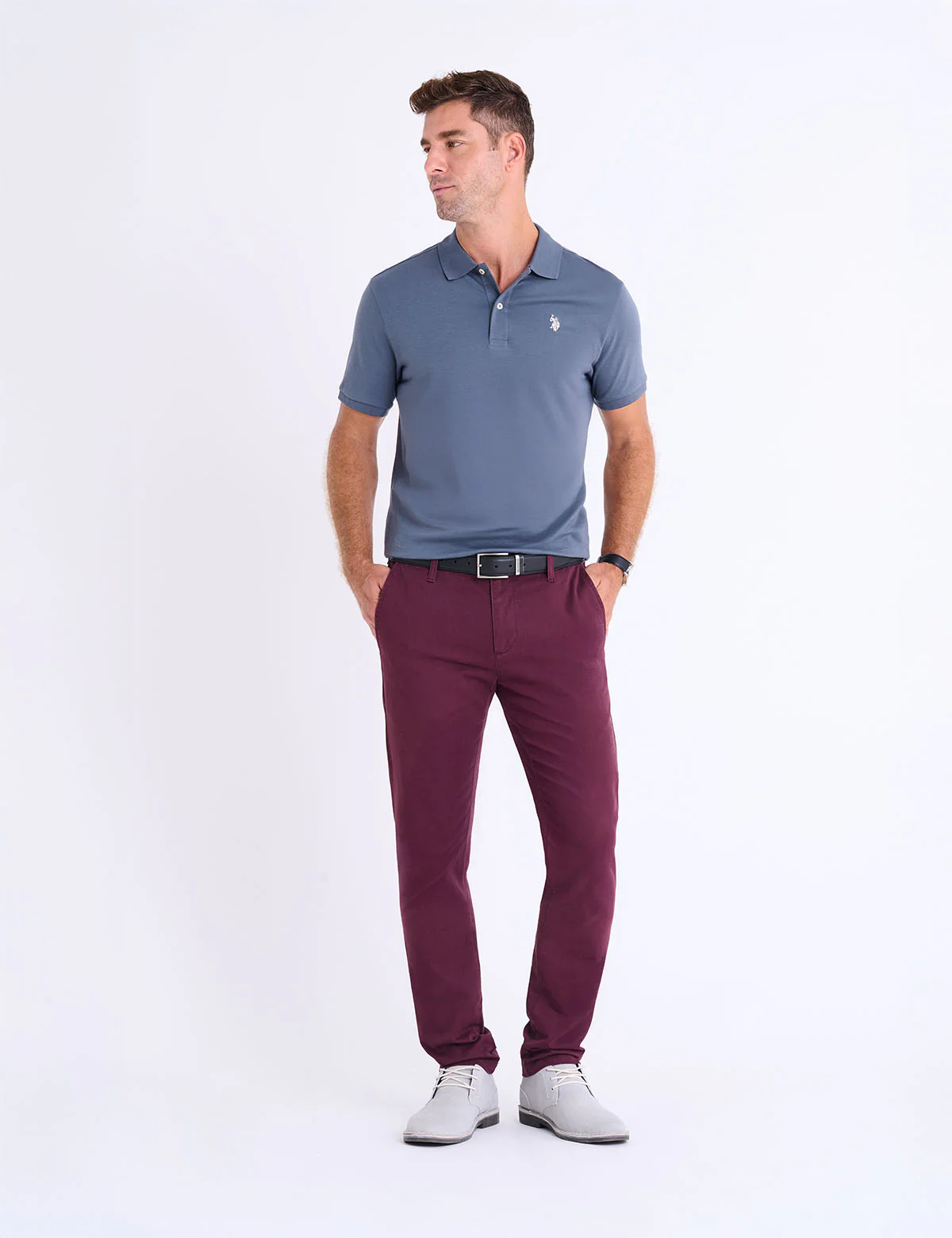 SOLID INTERLOCK POLO SHIRT - Image 7