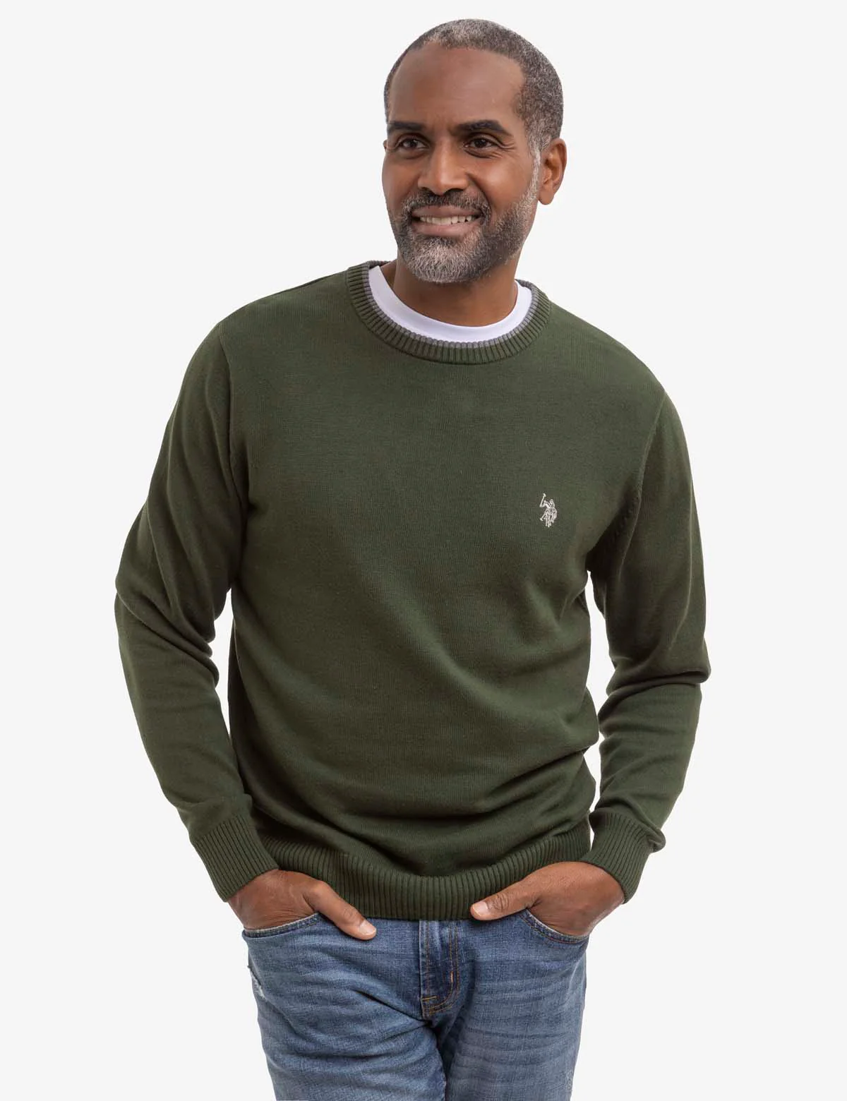 SOLID JERSEY CREW NECK SWEATER - Image 20