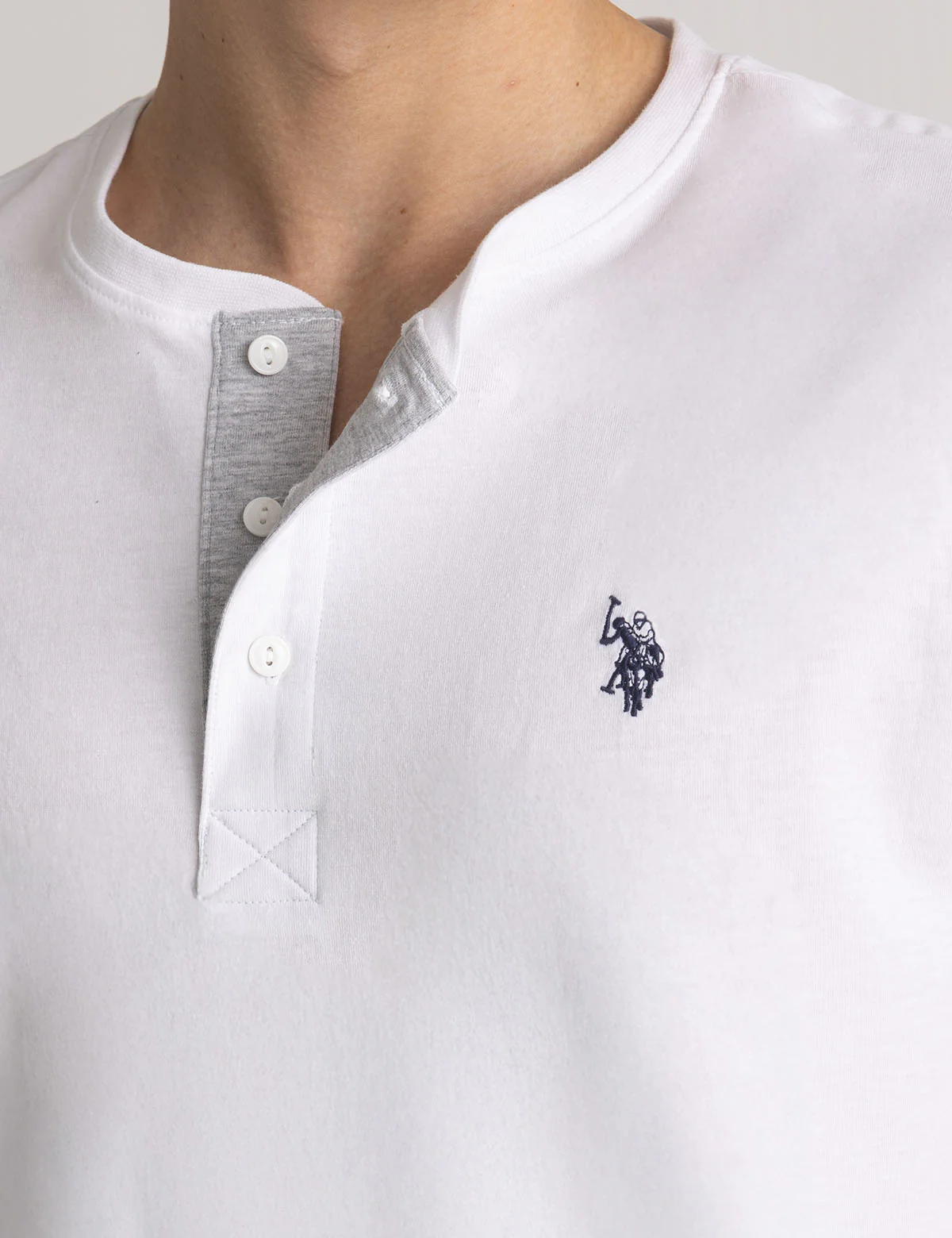 SOLID JERSEY HENLEY SHIRT - Image 6