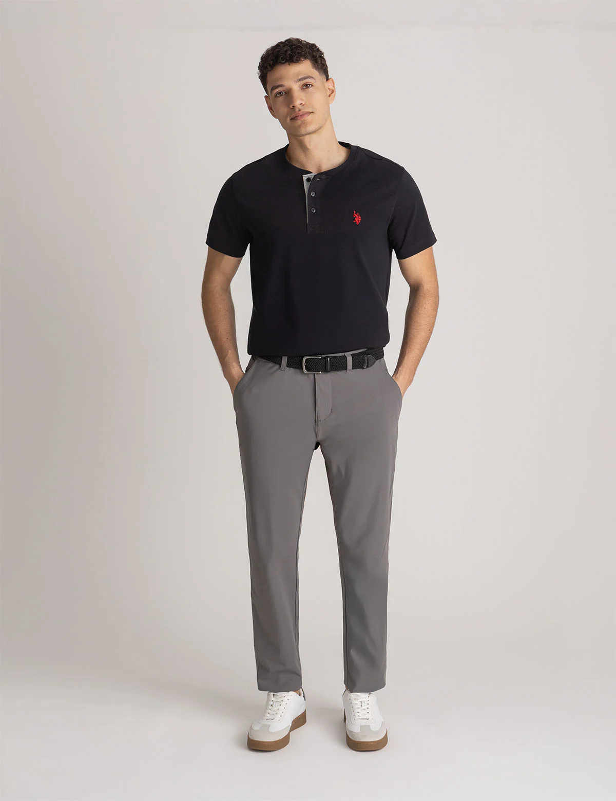SOLID JERSEY HENLEY SHIRT - Image 8