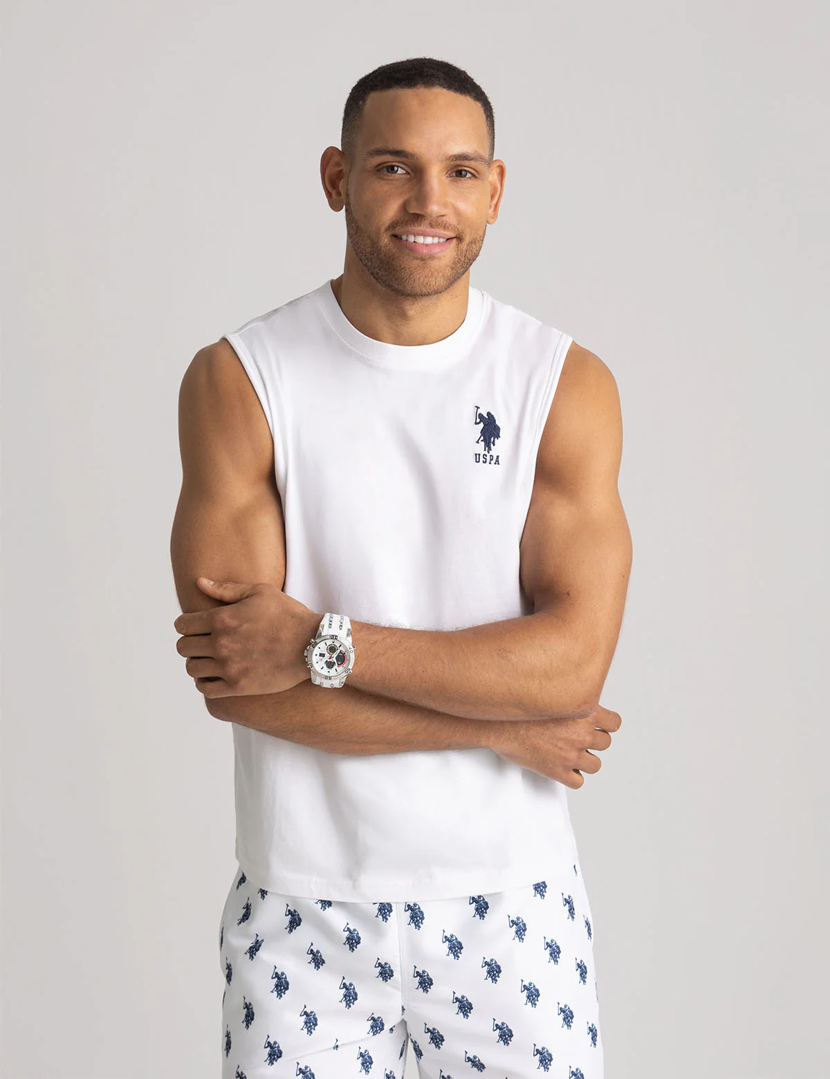 SOLID LOGO MUSCLE TANK