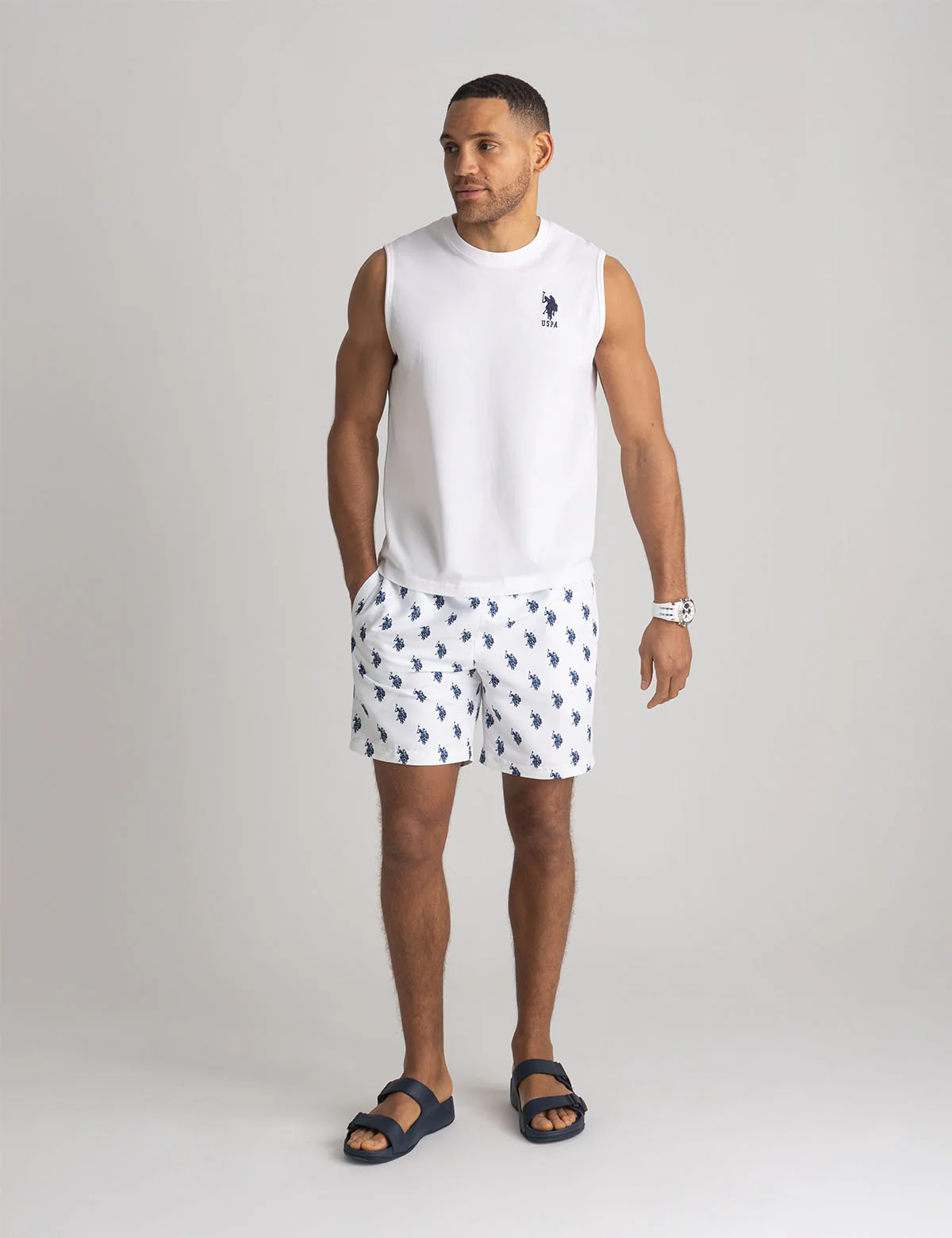 SOLID LOGO MUSCLE TANK - Image 2