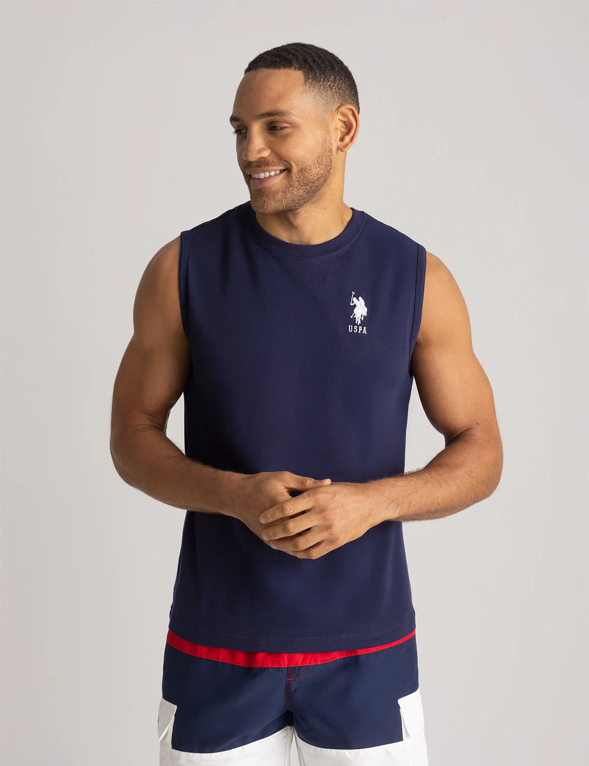 SOLID LOGO MUSCLE TANK - Image 5