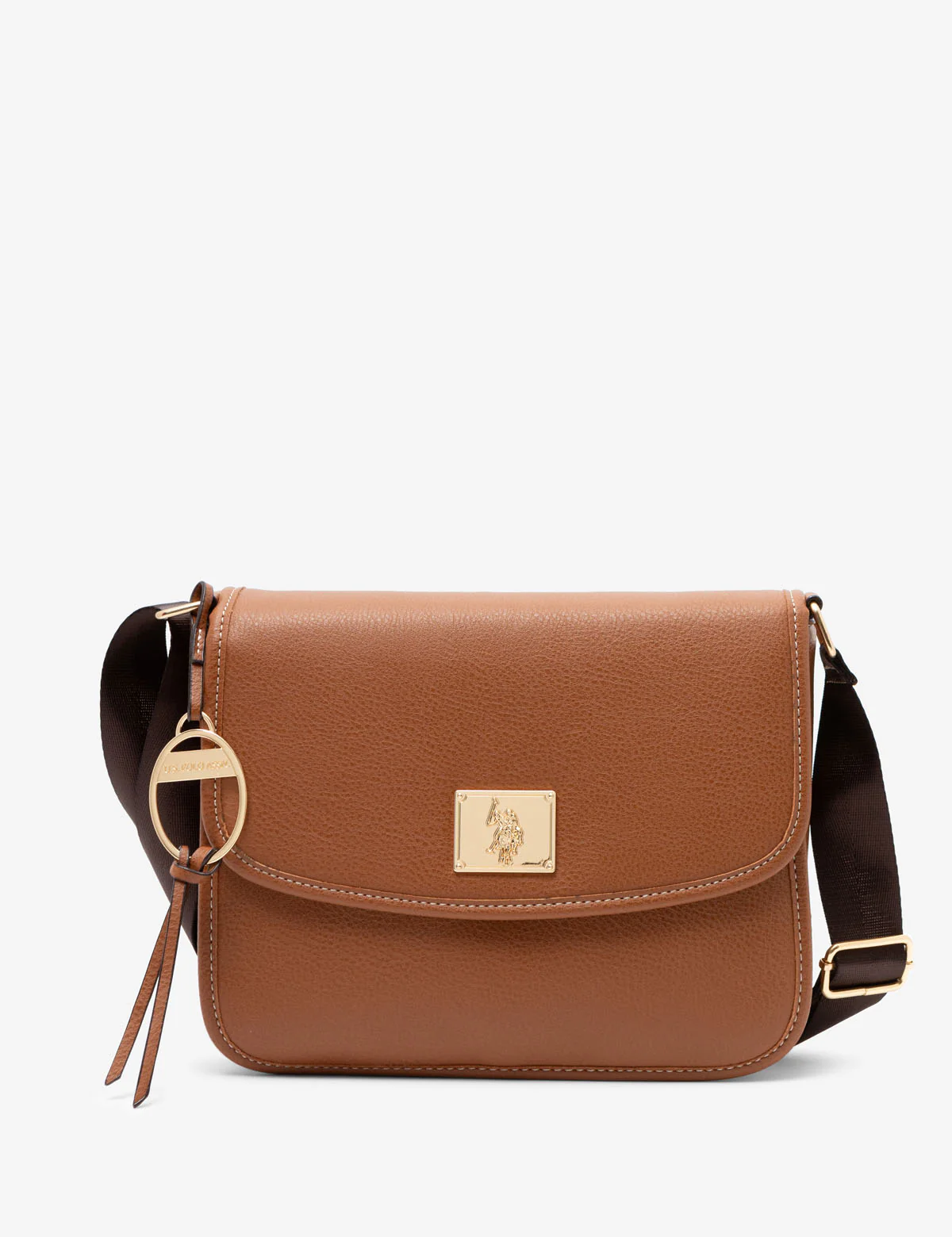 SOLID MESSENGER CROSSBODY BAG - Image 4