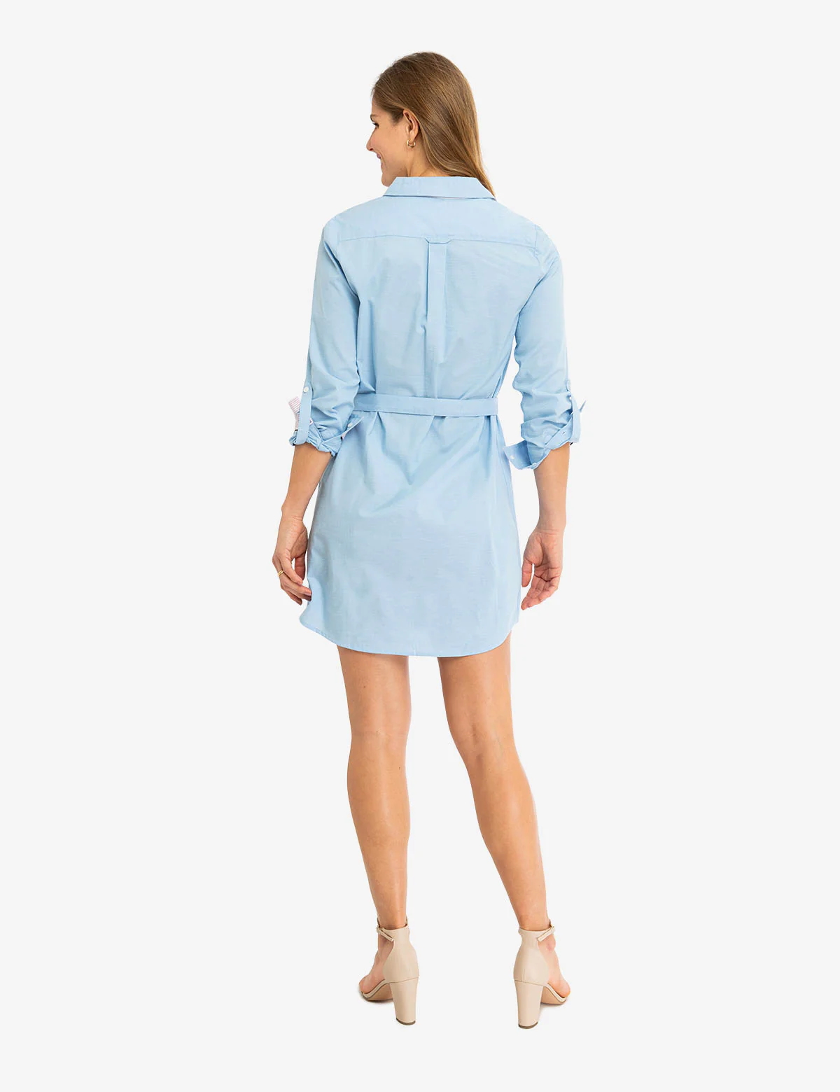 SOLID OXFORD DRESS - Image 17